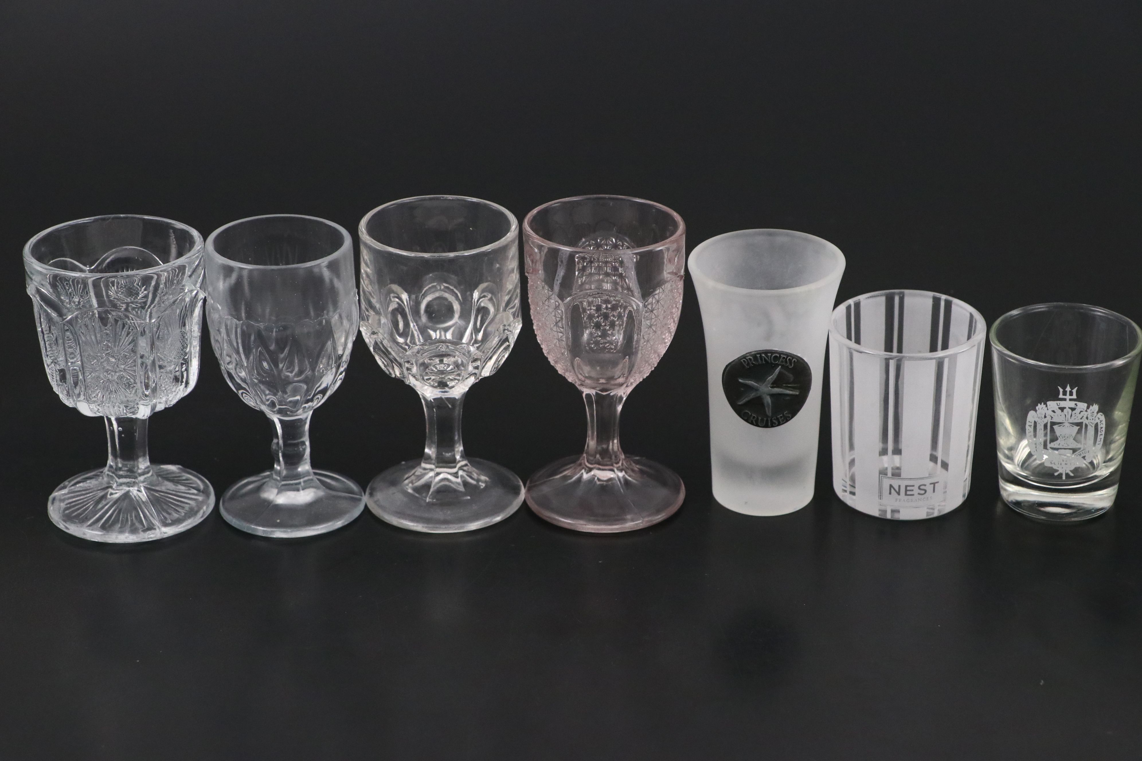 Glass Egg Dish, Divided Bowls, Shakers, Cordials, and More Tableware