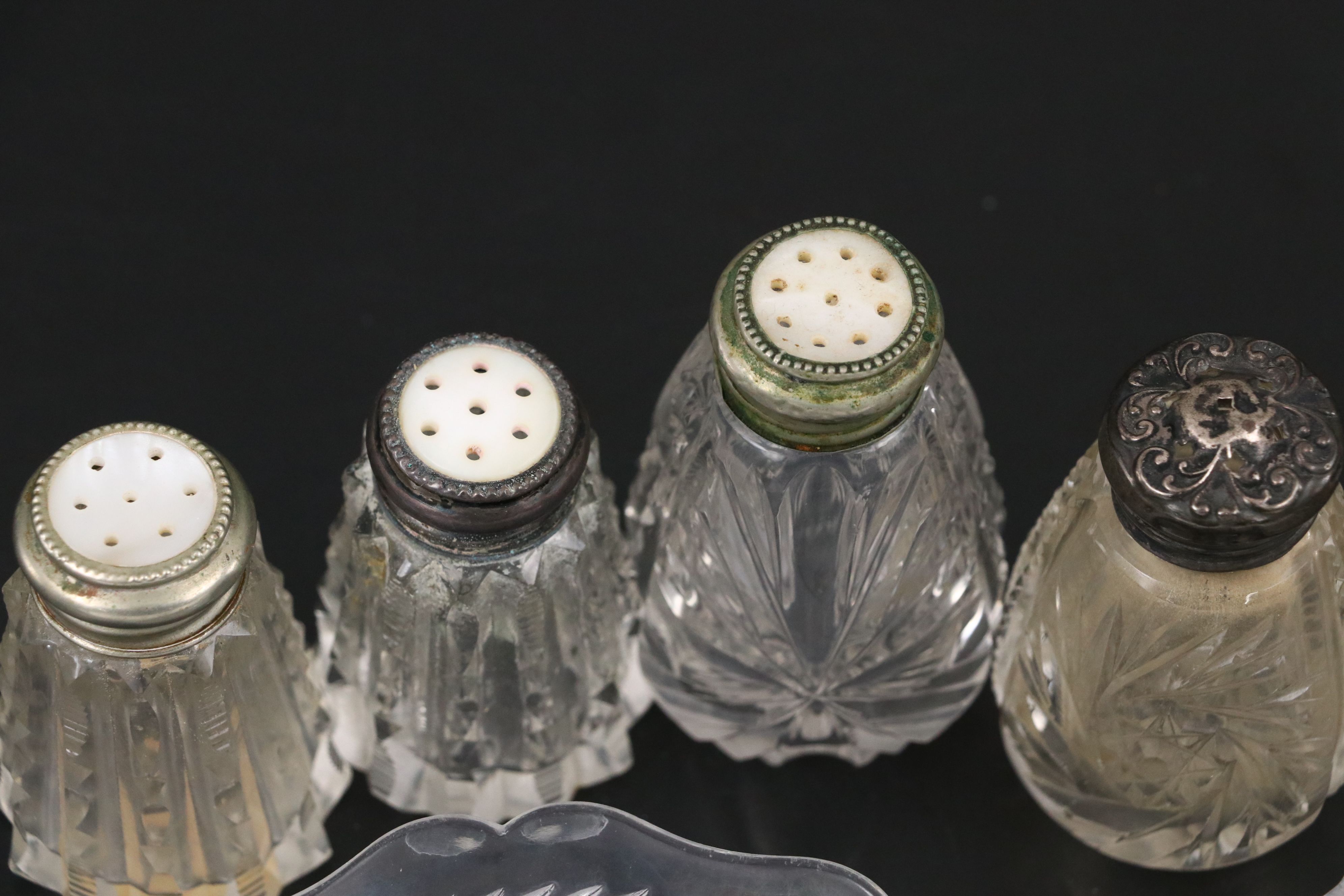 Glass Egg Dish, Divided Bowls, Shakers, Cordials, and More Tableware