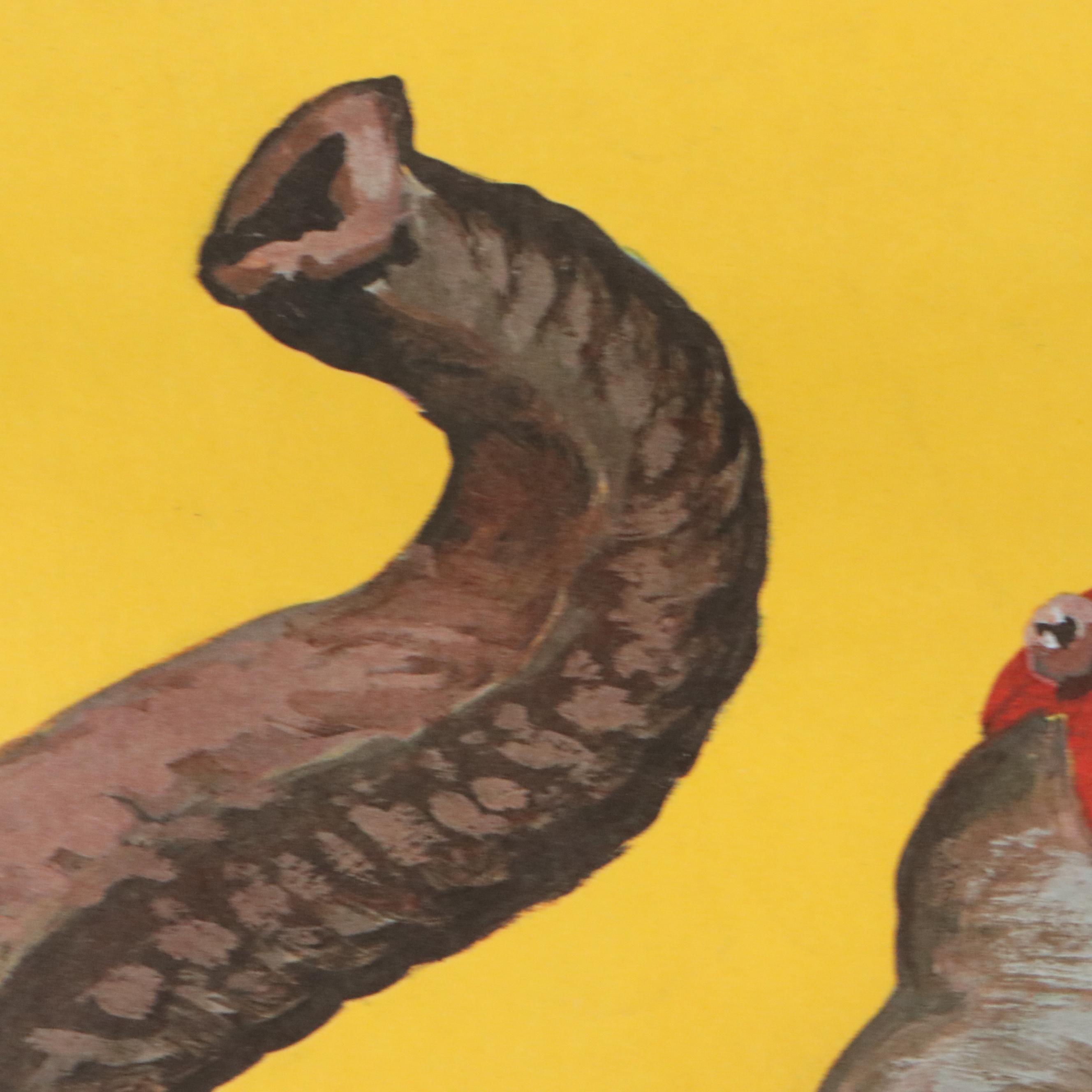 Kraft Foods Offset Lithograph Poster with Circus Elephant "Big," 1960s