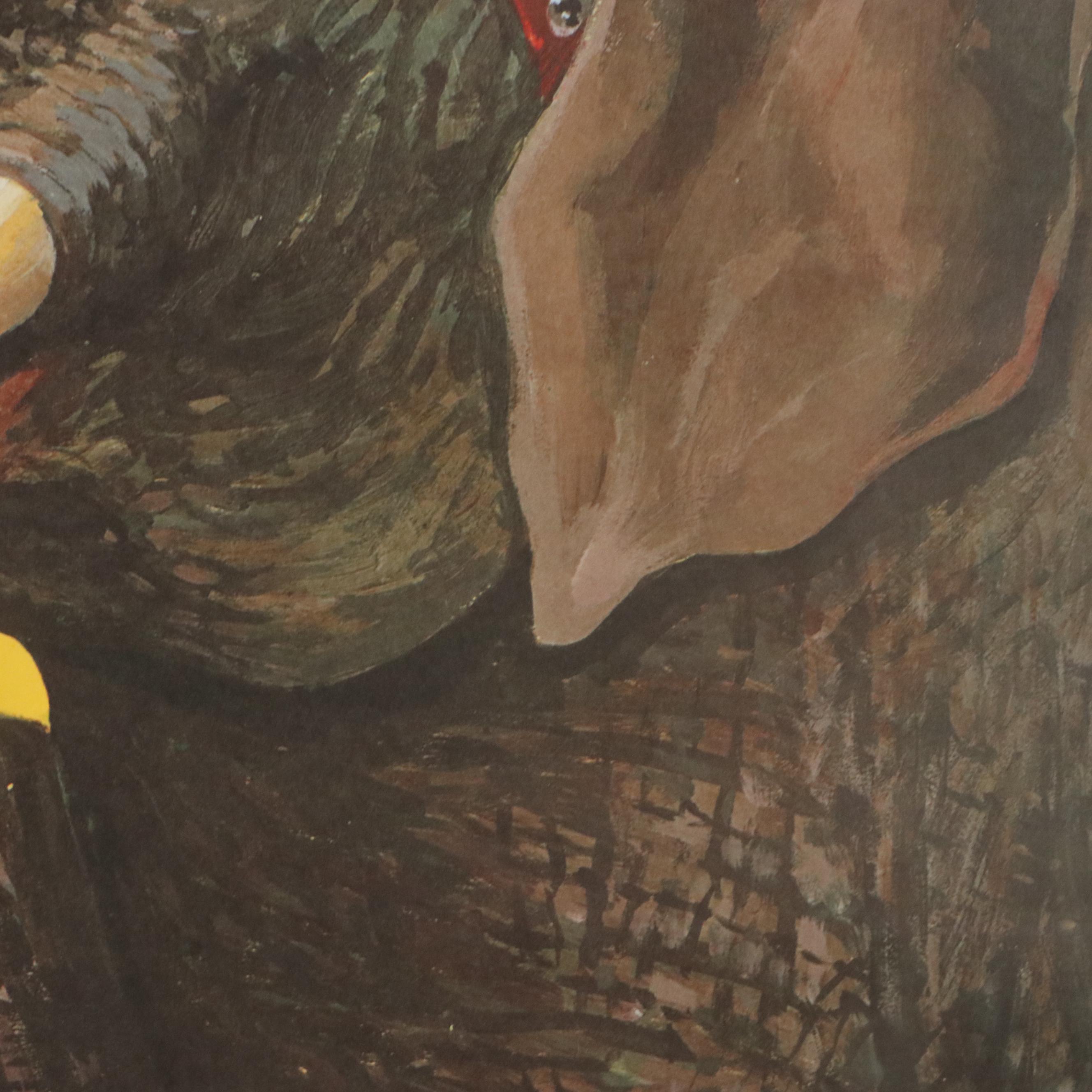 Kraft Foods Offset Lithograph Poster with Circus Elephant "Big," 1960s