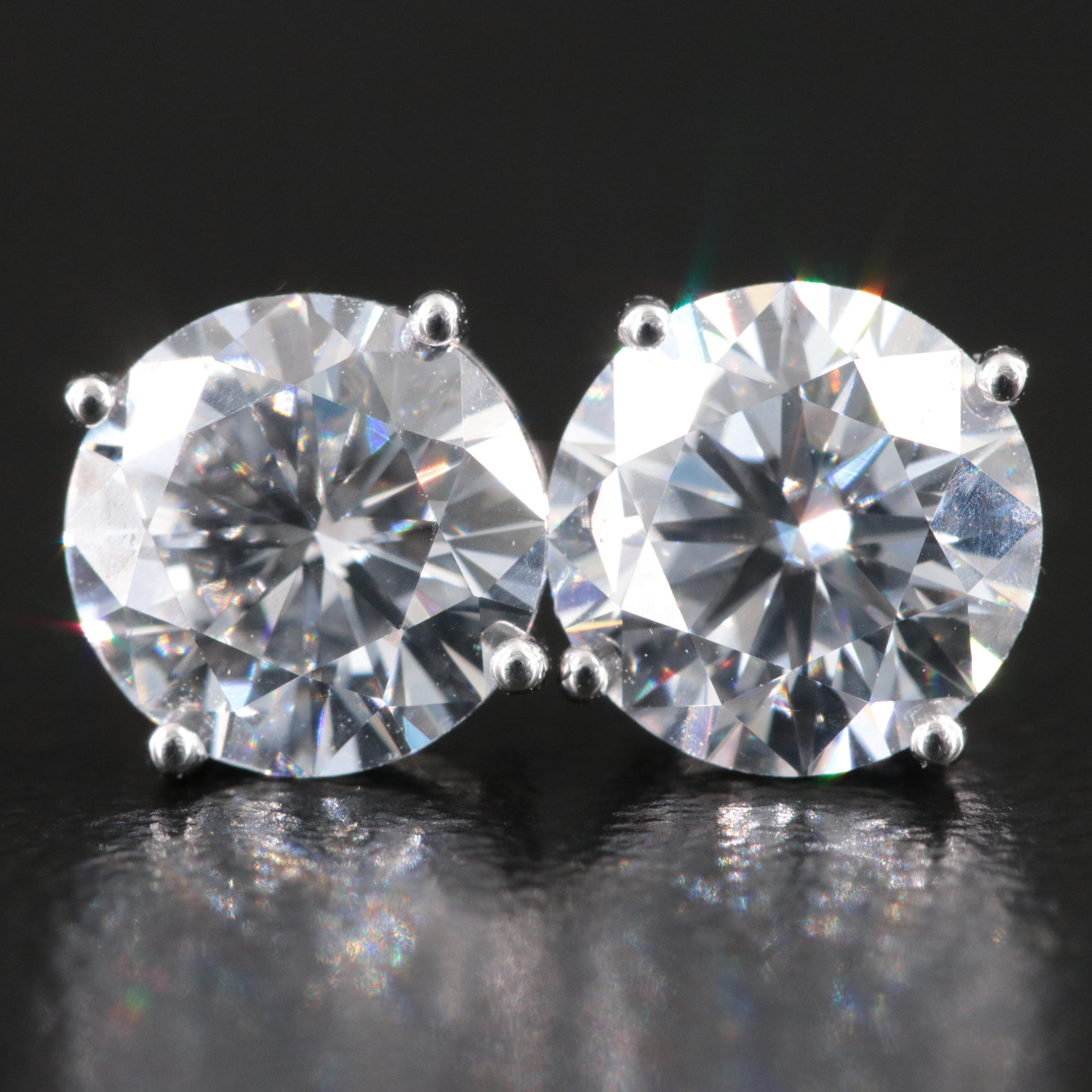 14K 2.00 CTW Lab Grown Diamond Stud Earrings