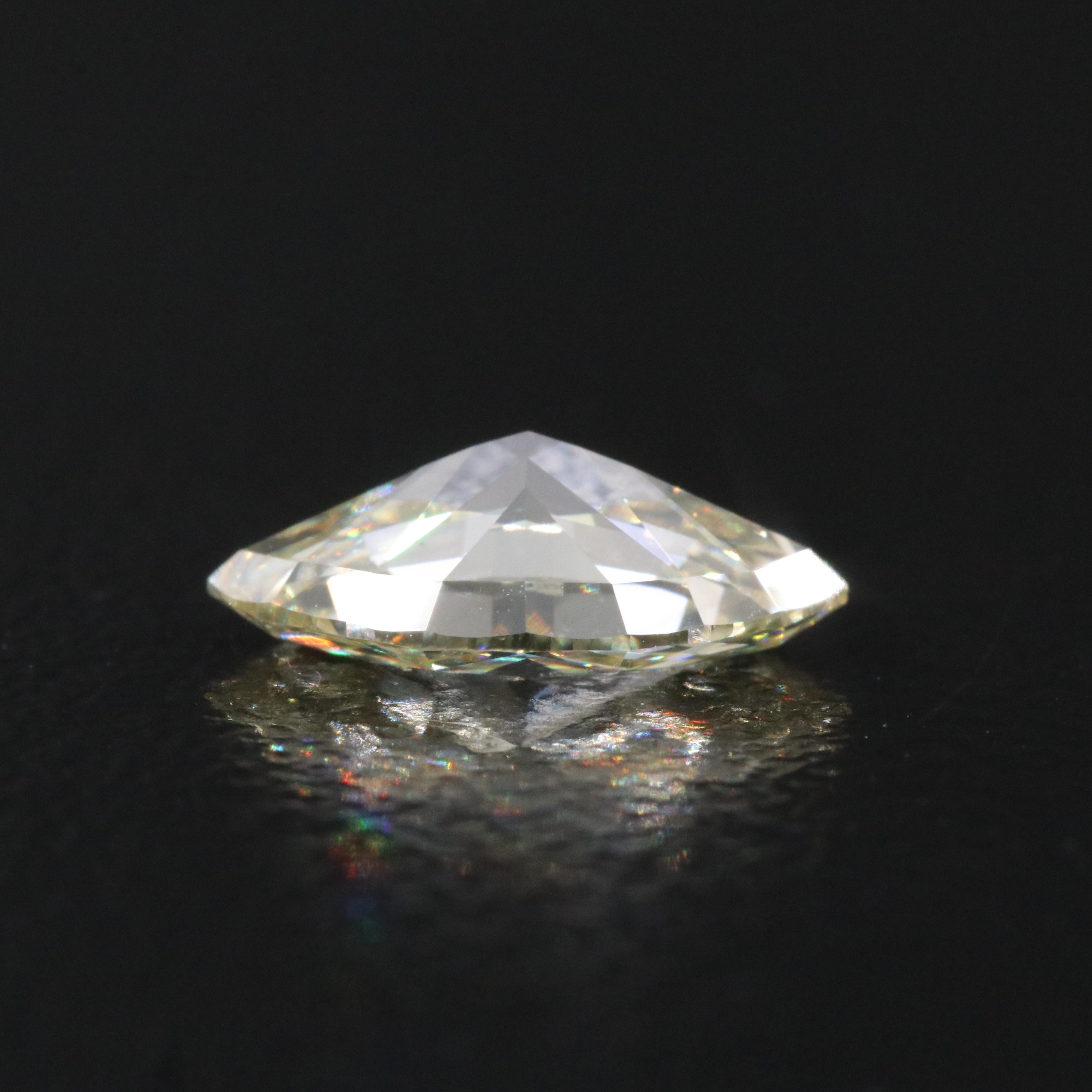Loose 1.04 CT Lab Grown Fancy Yellow Diamond with IGI Report