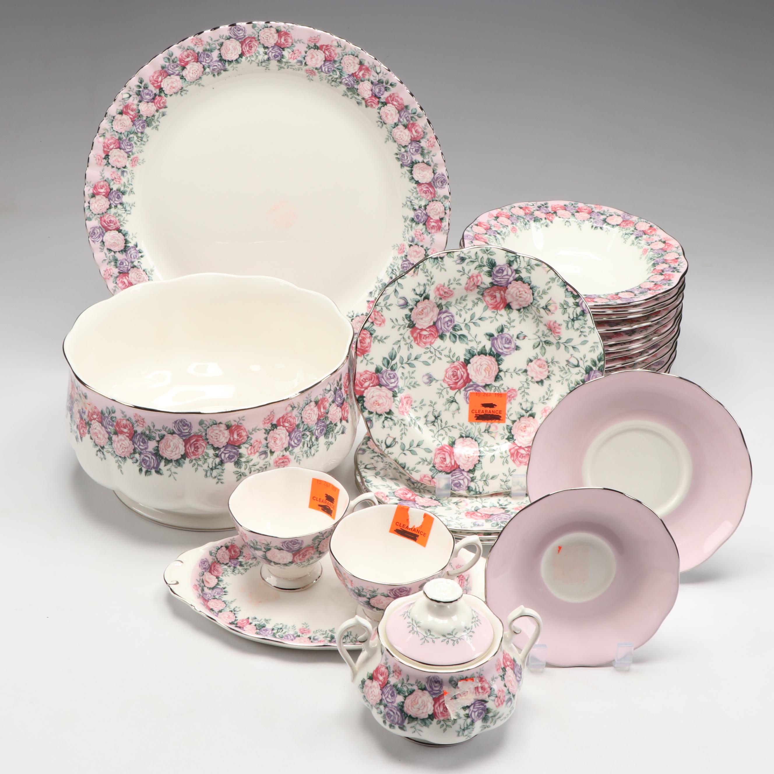 Royal Albert "Rose Garland" Bone China Dinnerware