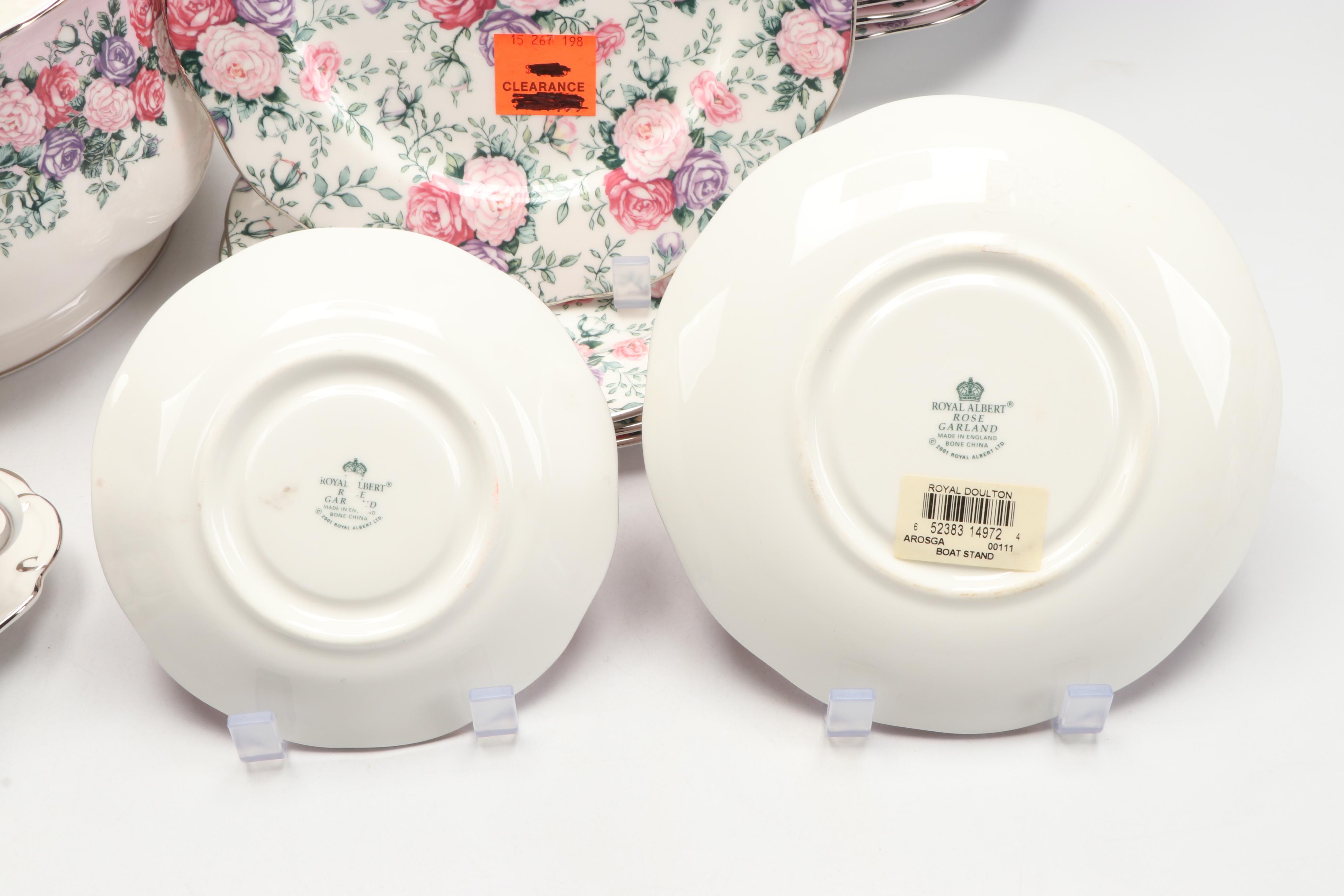 Royal Albert "Rose Garland" Bone China Dinnerware