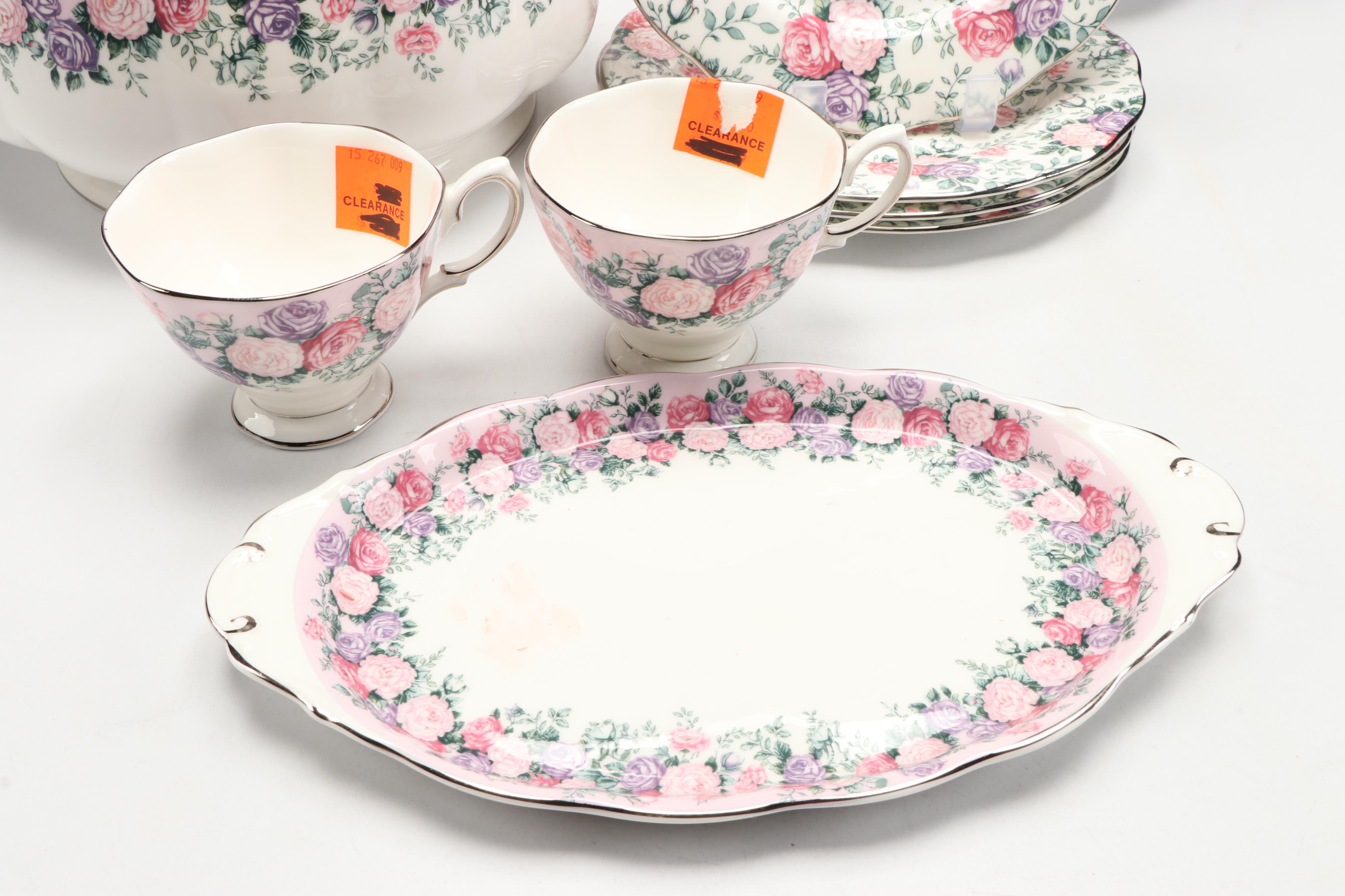 Royal Albert "Rose Garland" Bone China Dinnerware