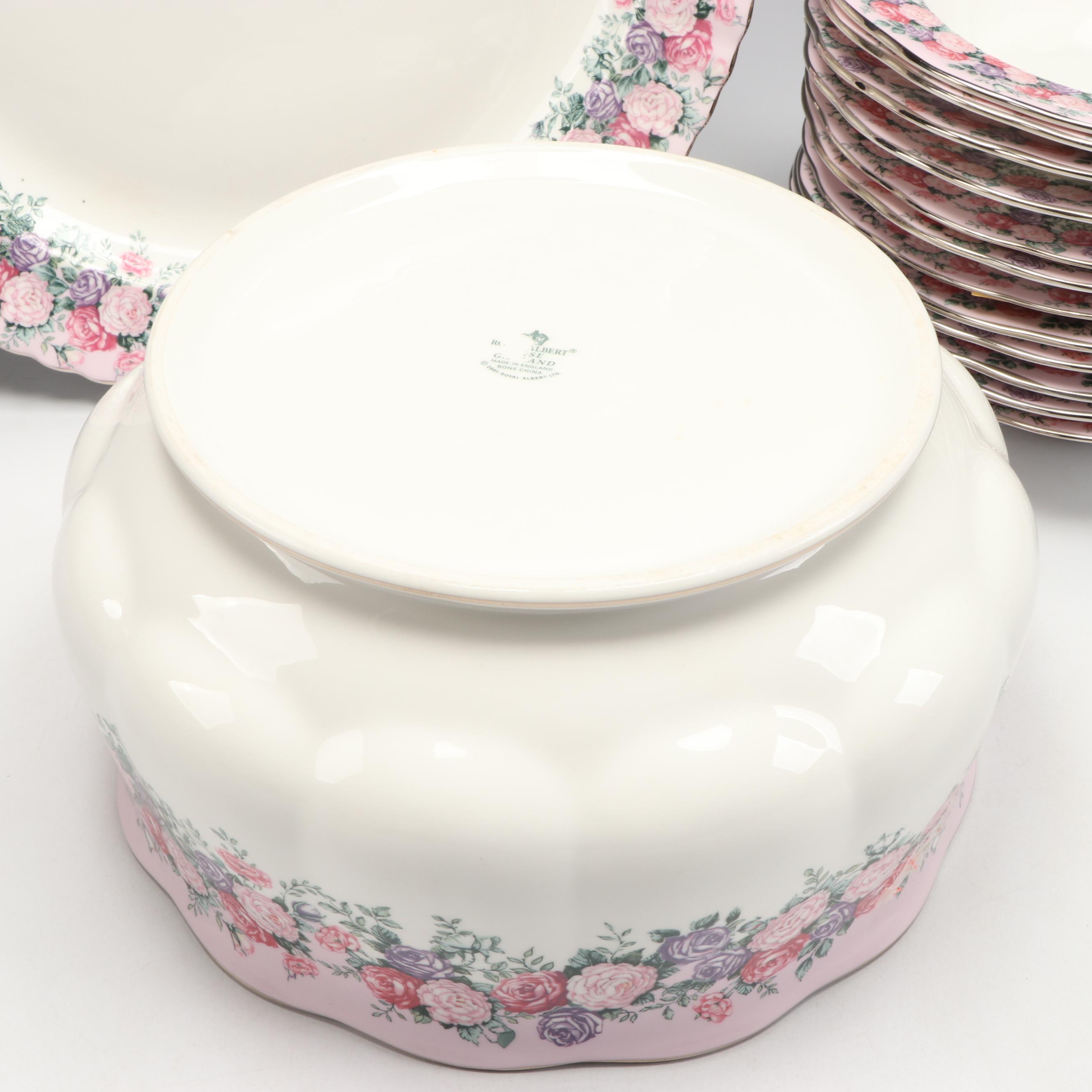 Royal Albert "Rose Garland" Bone China Dinnerware