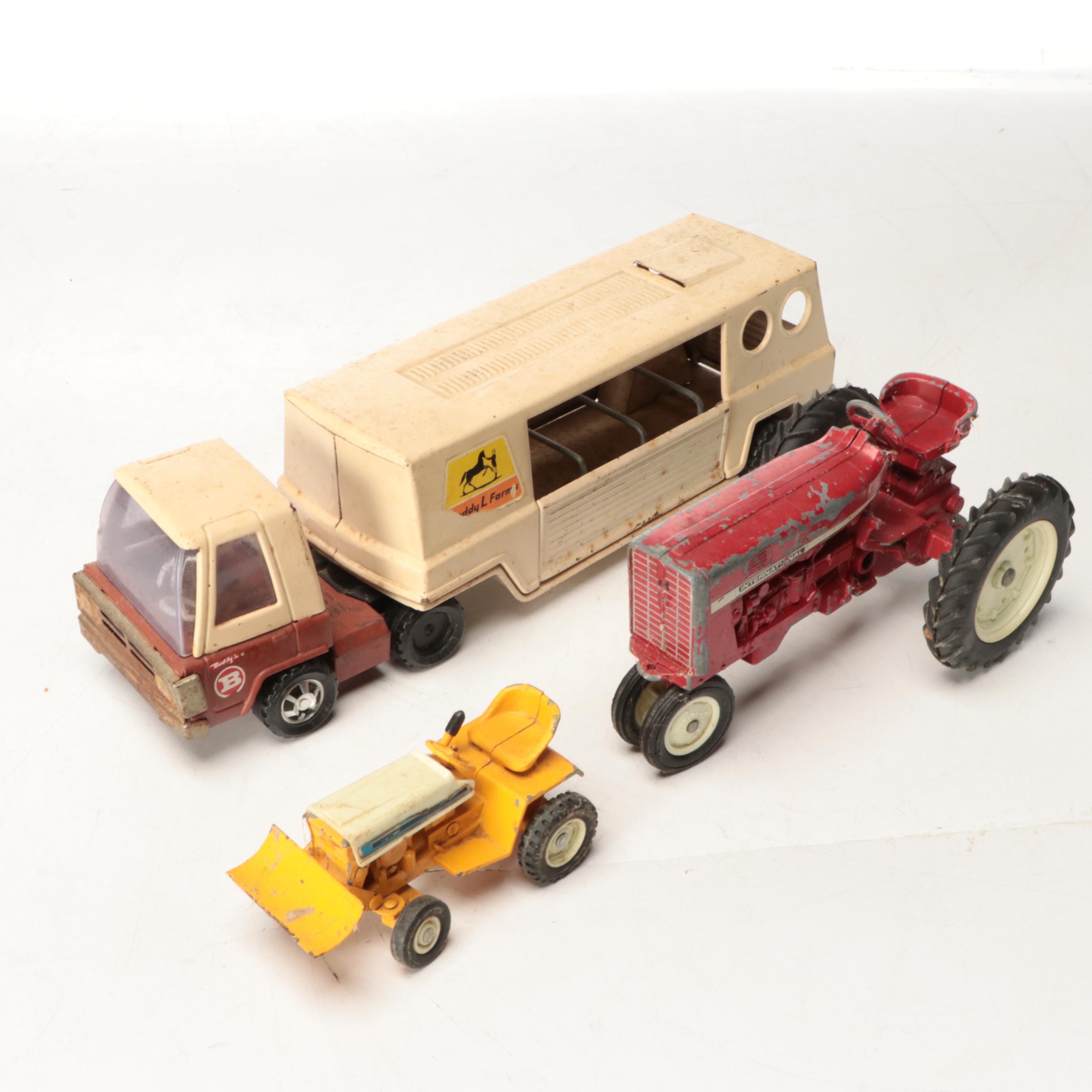Buddy L and Tonka Pressed Steel Construction Toys and More