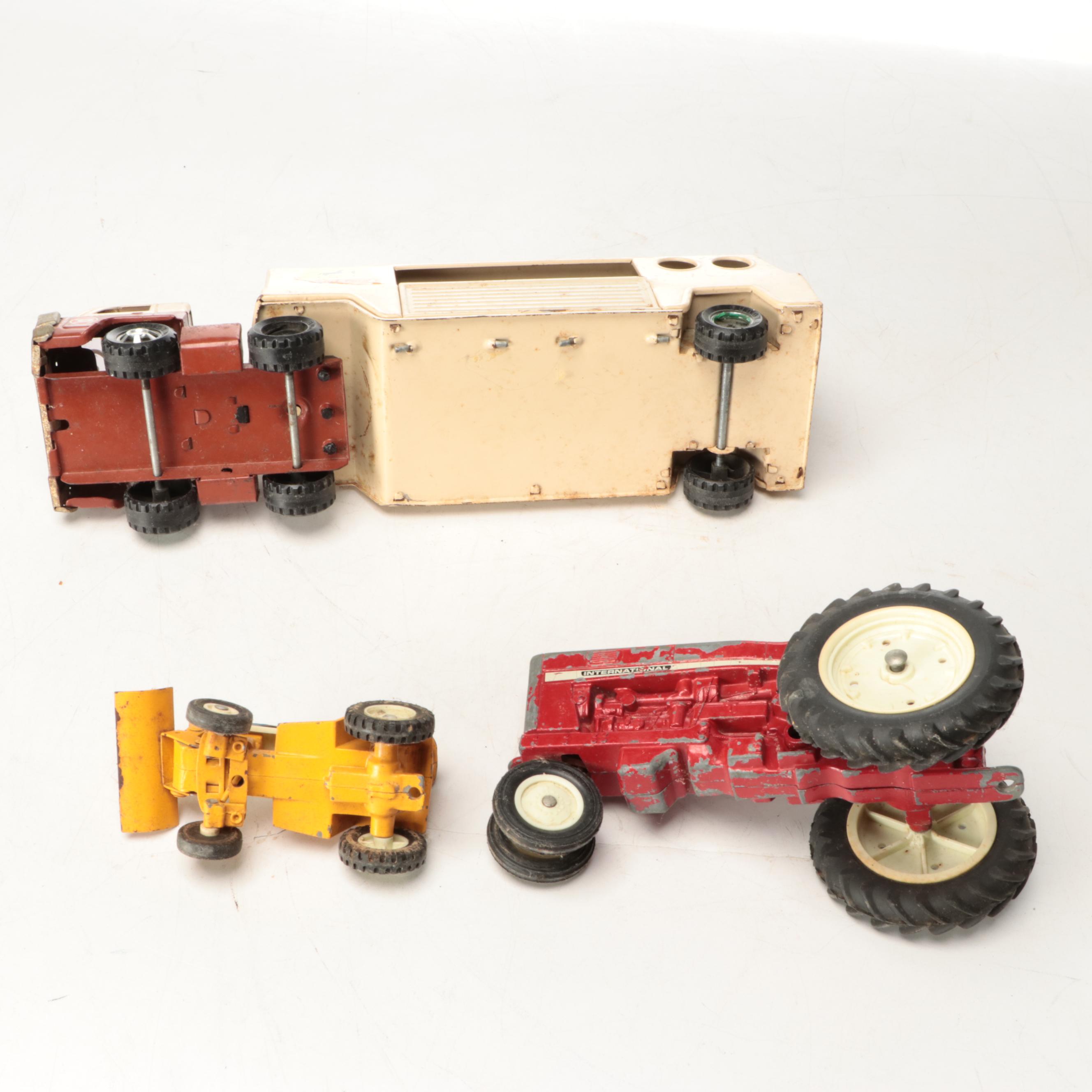 Buddy L and Tonka Pressed Steel Construction Toys and More