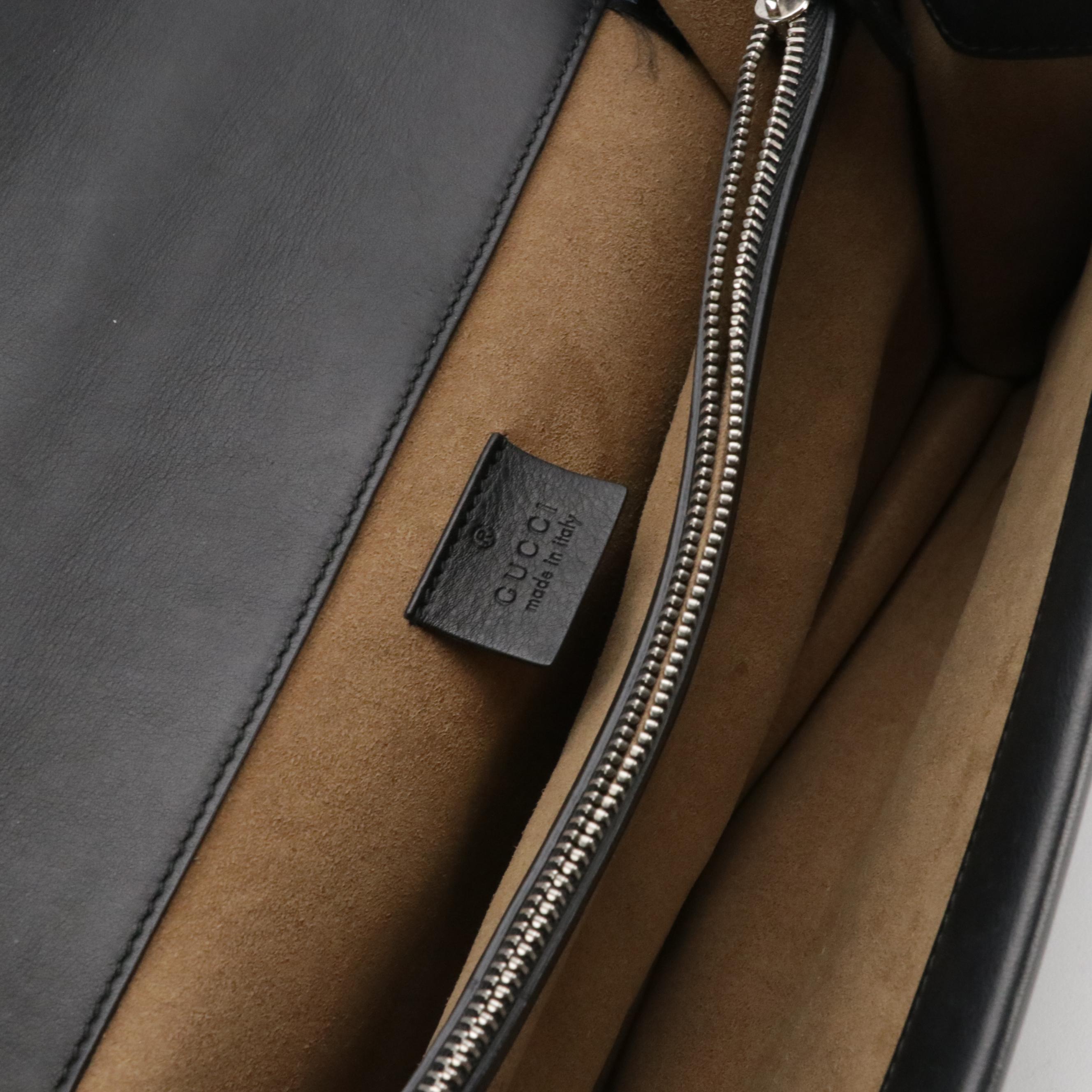 Gucci Dionysus Chain Strap Bag in Arabesque GG Supreme Canvas and Leather