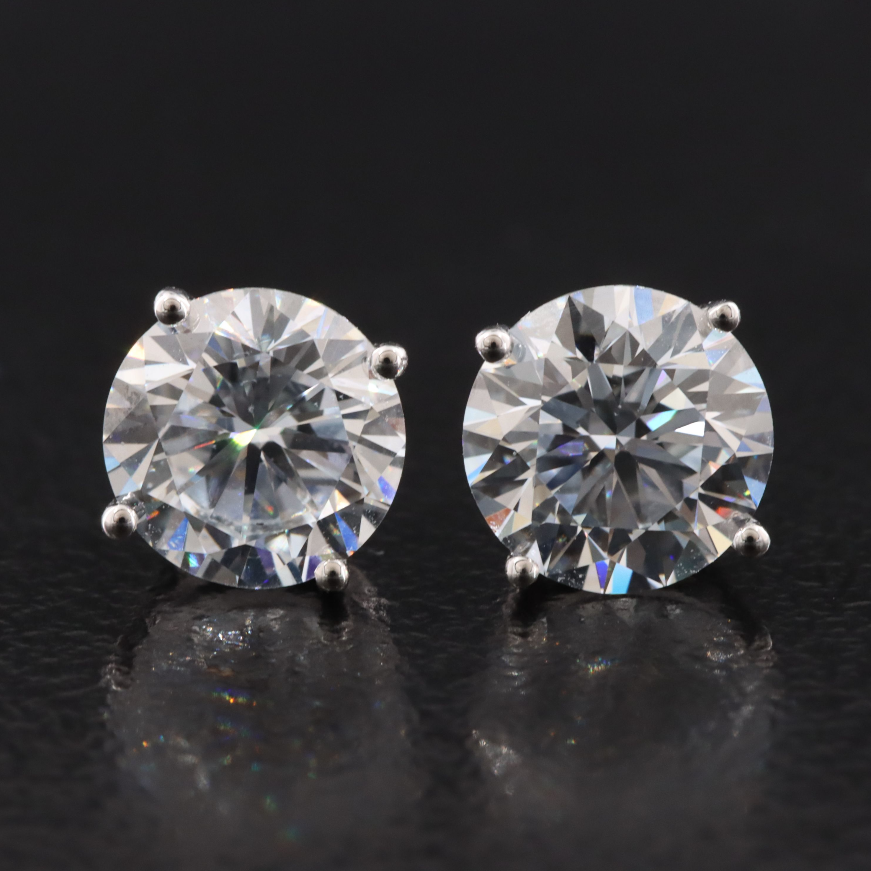 14K 2.00 CTW Lab Grown Diamond Stud Earrings
