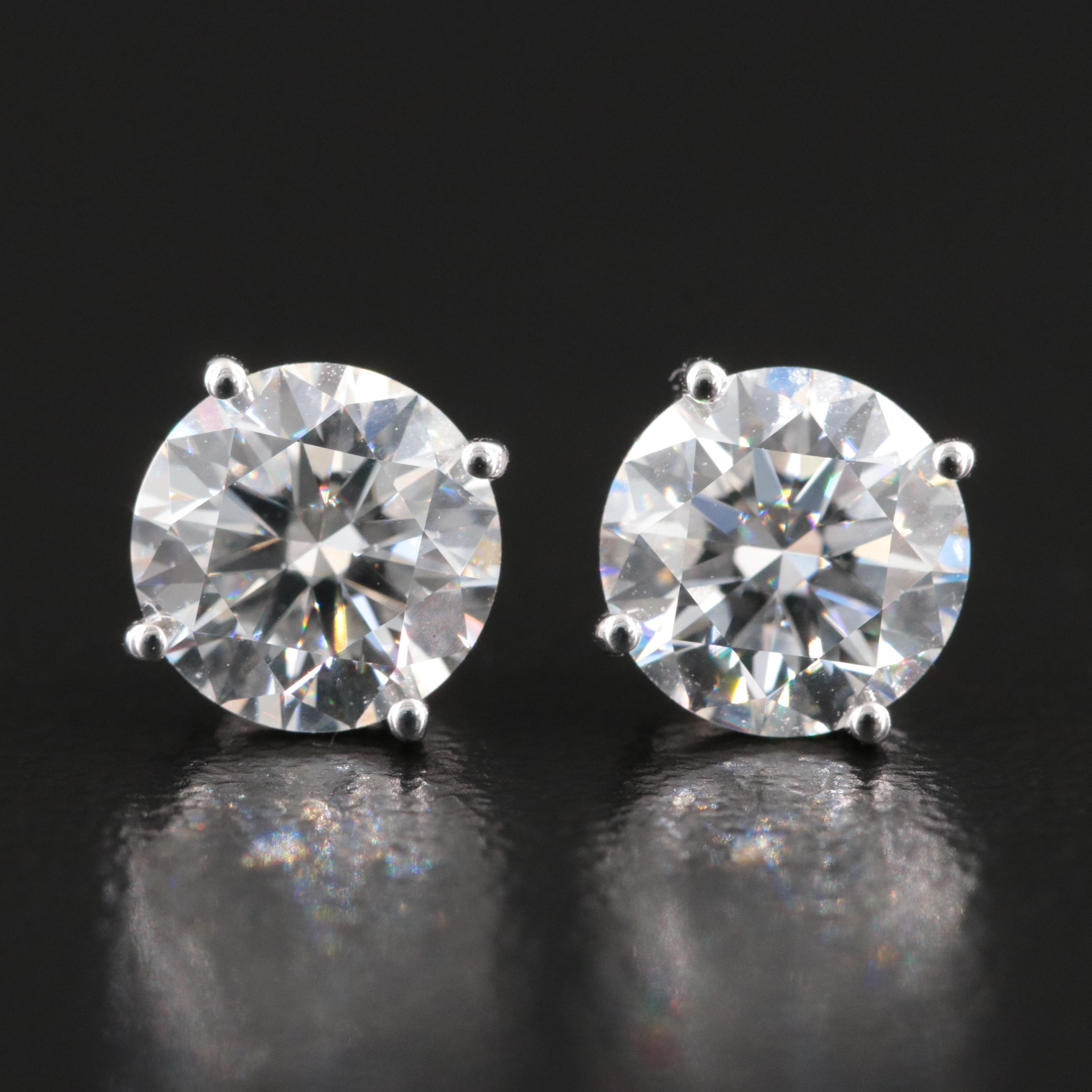 14K 2.00 CTW Lab Grown Diamond Stud Earrings