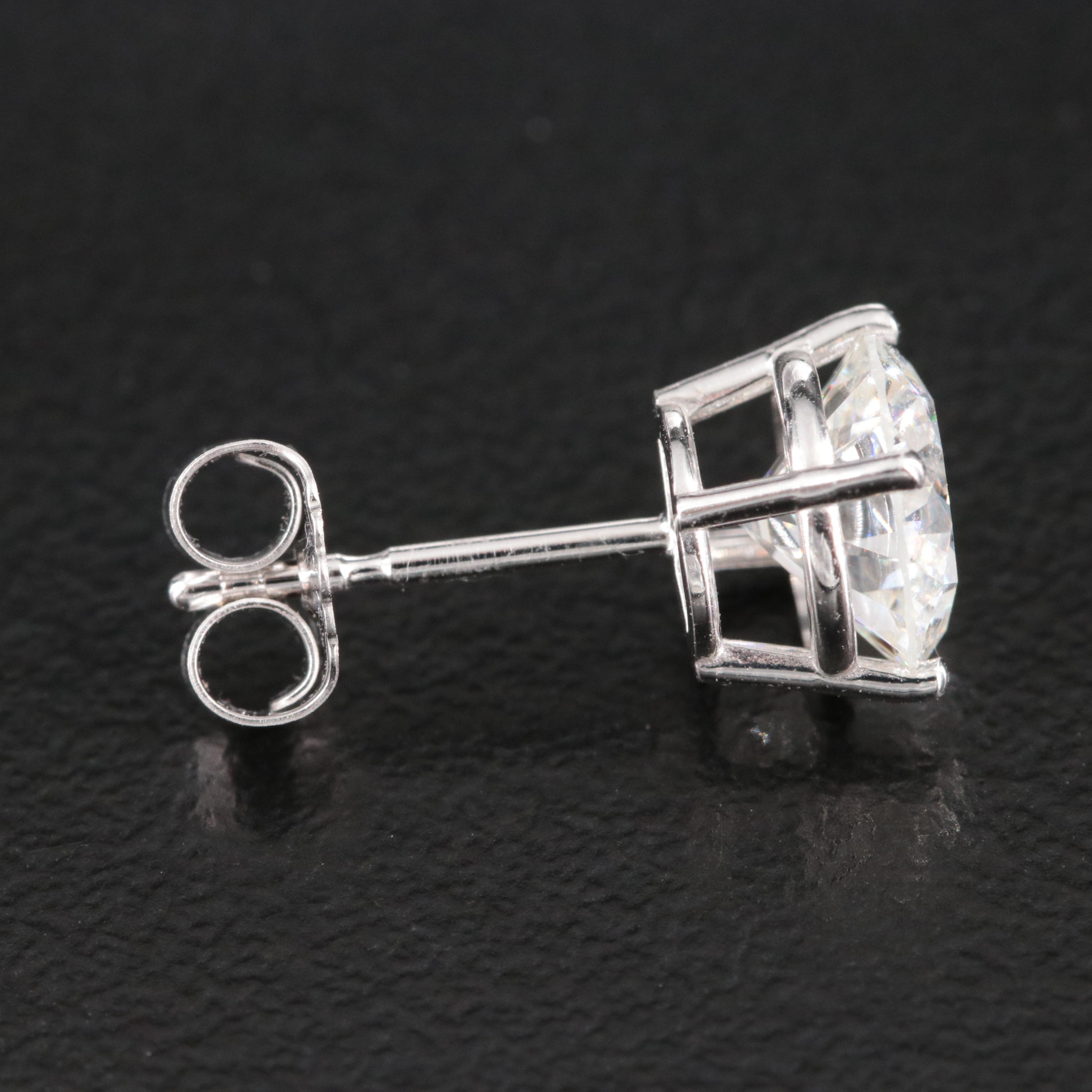 14K 2.00 CTW Lab Grown Diamond Stud Earrings