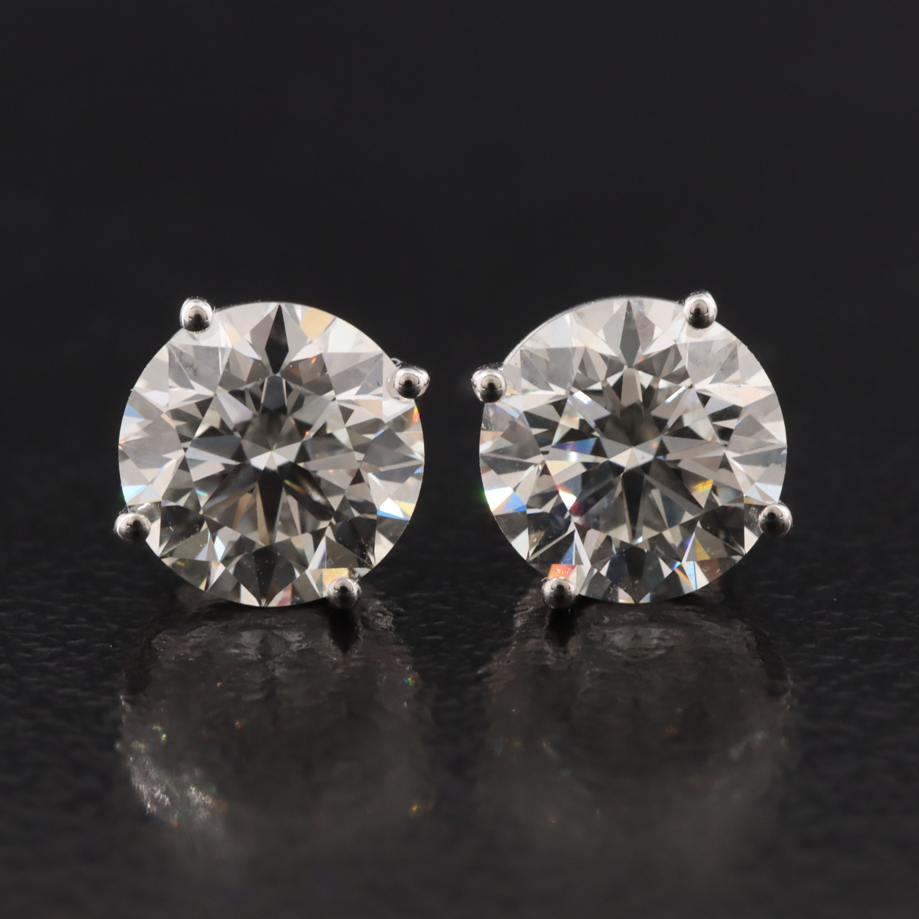 14K 1.93 CTW Lab Grown Diamond Stud Earrings