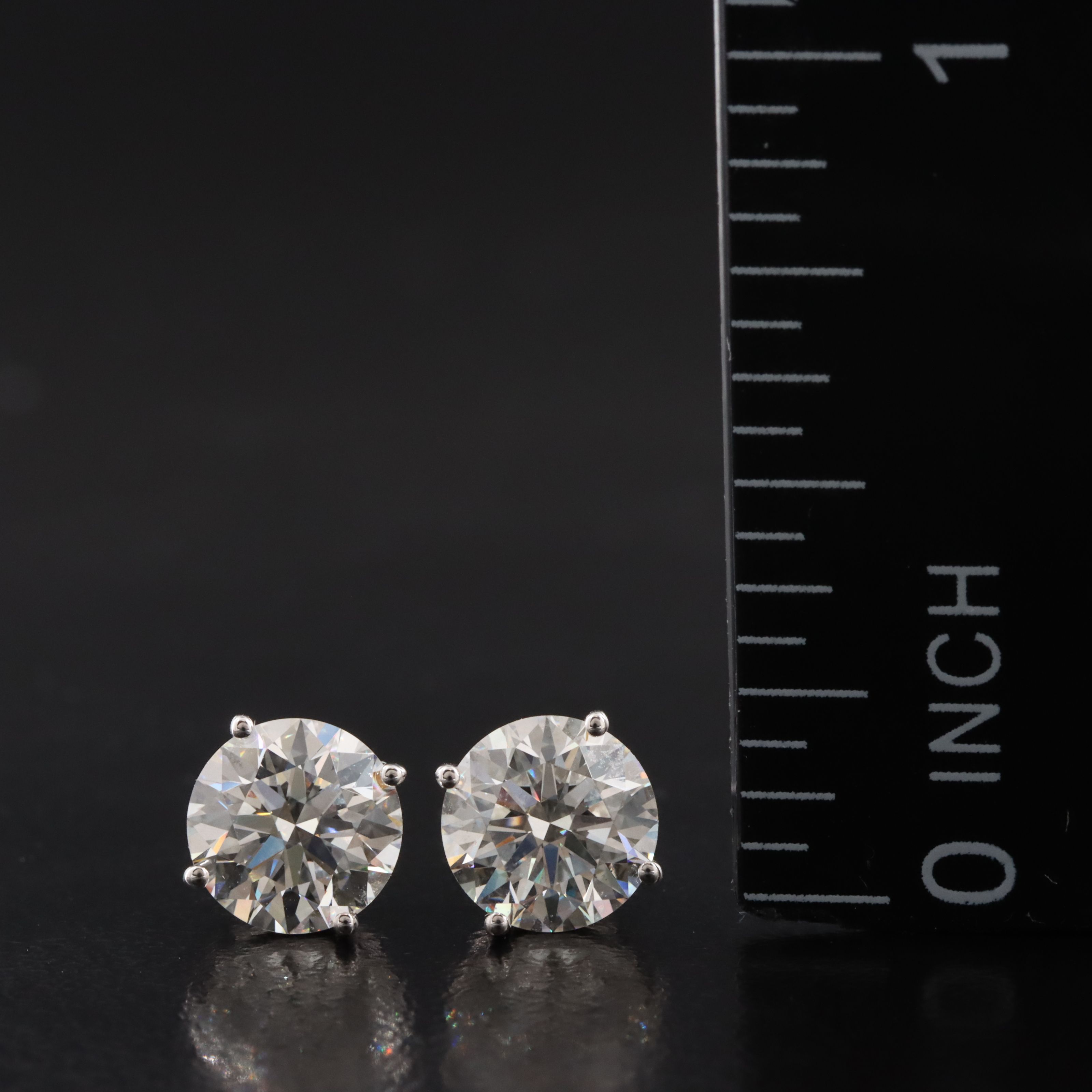 14K 1.93 CTW Lab Grown Diamond Stud Earrings