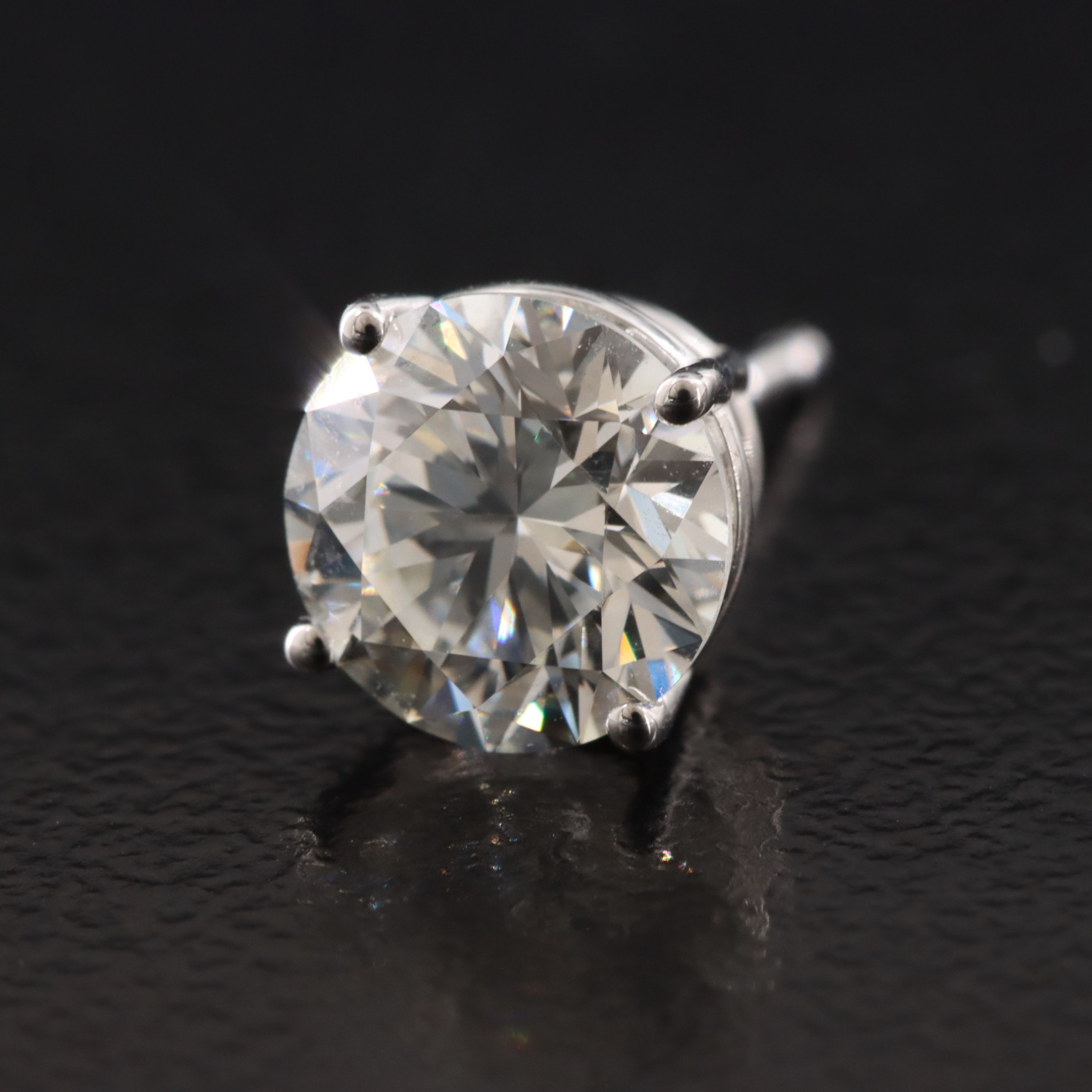 14K 1.93 CTW Lab Grown Diamond Stud Earrings