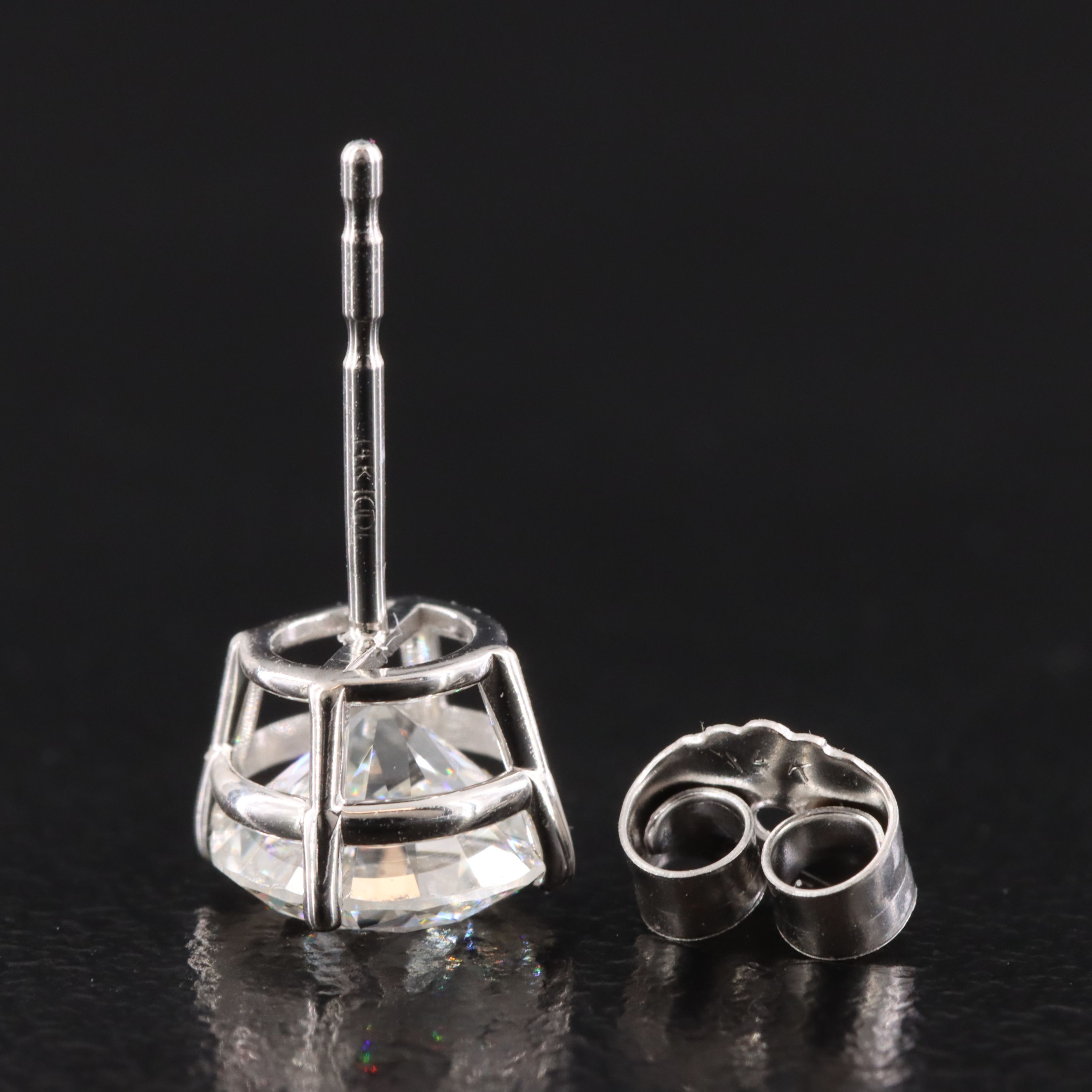 14K 1.93 CTW Lab Grown Diamond Stud Earrings