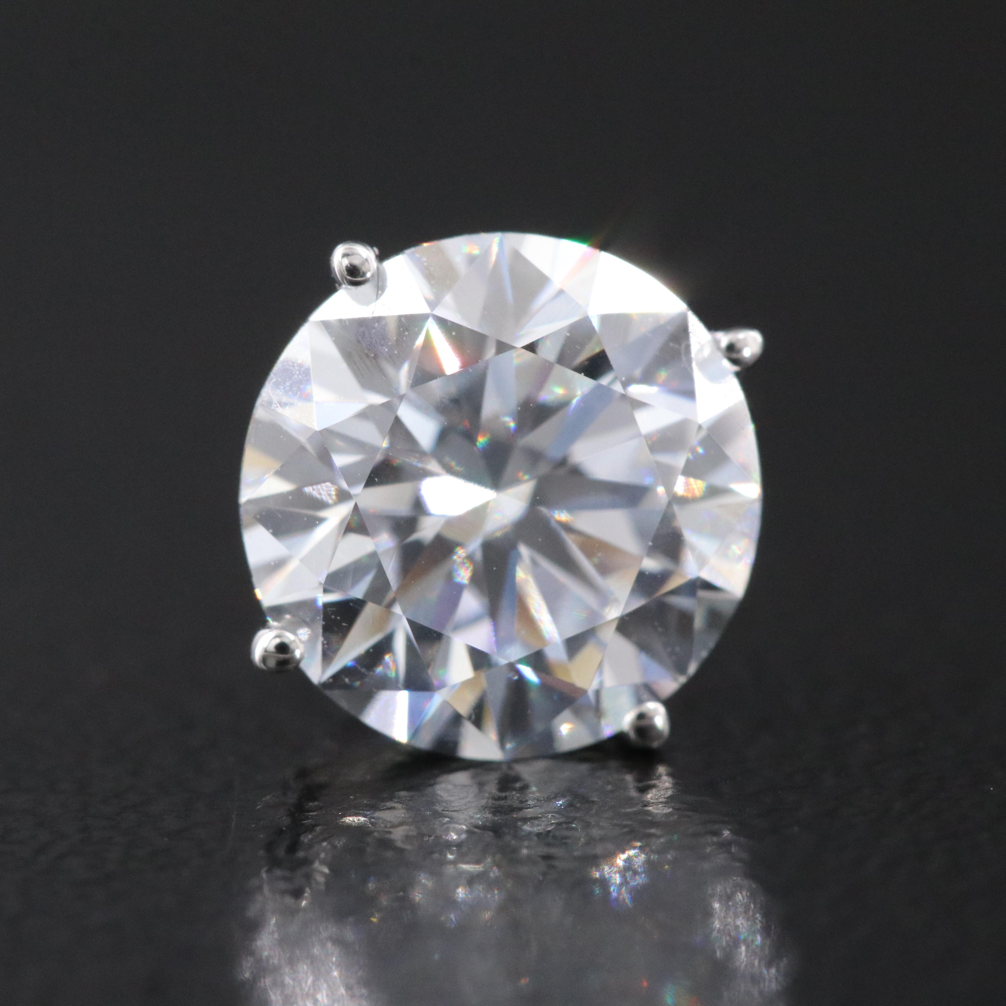 14K 3.05 CTW Lab Grown Diamond Solitaire Earrings