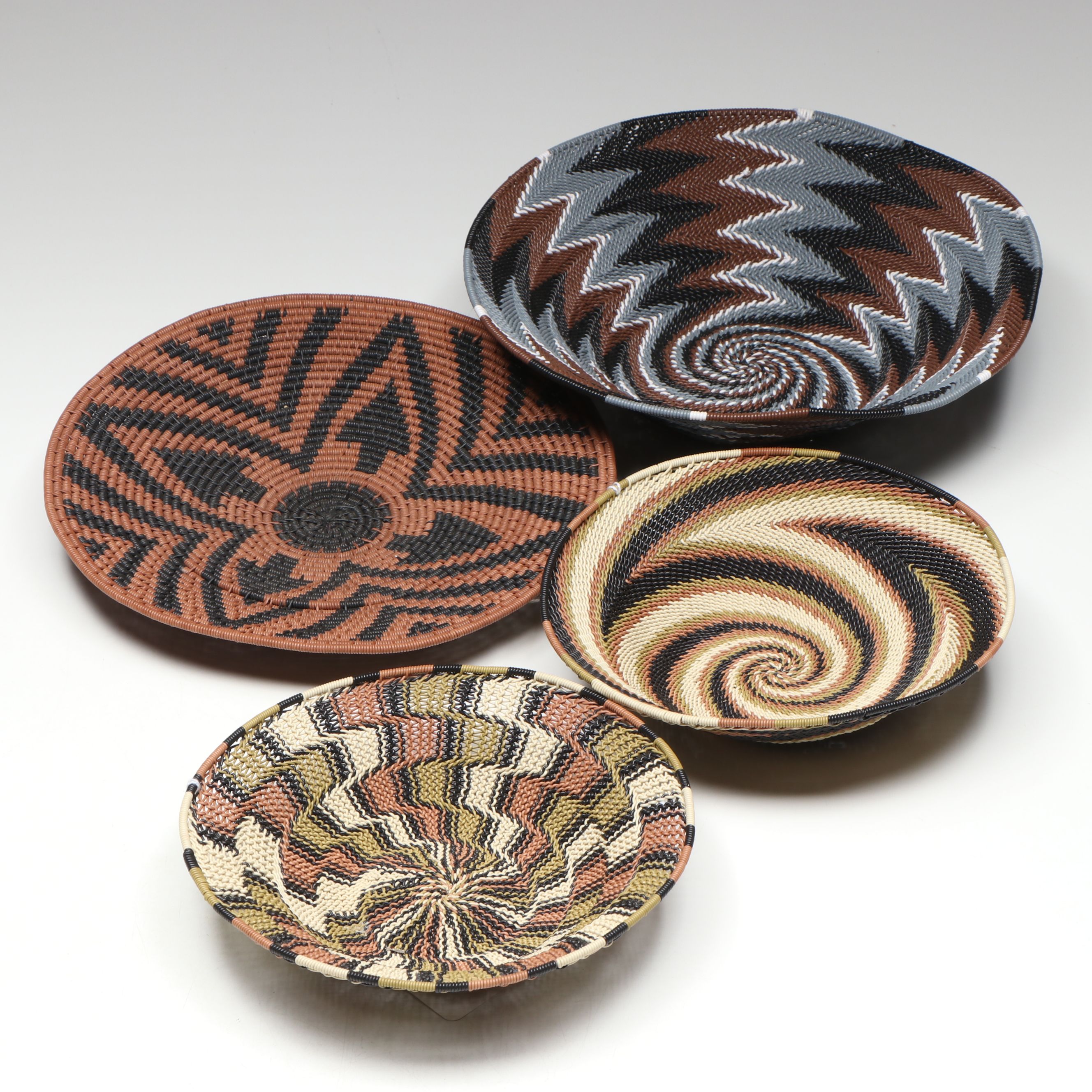 Zulu Round Telephone Wire Baskets