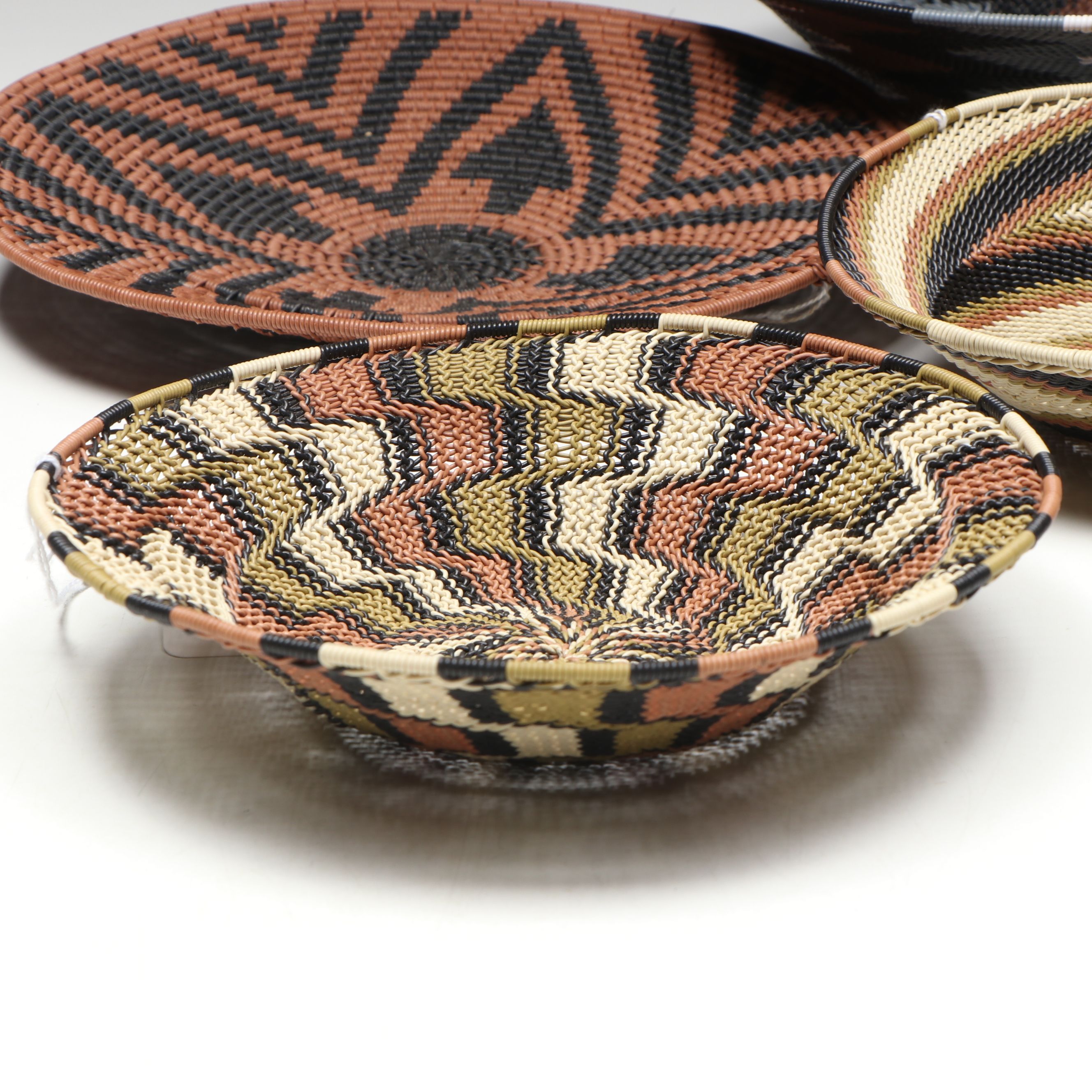 Zulu Round Telephone Wire Baskets