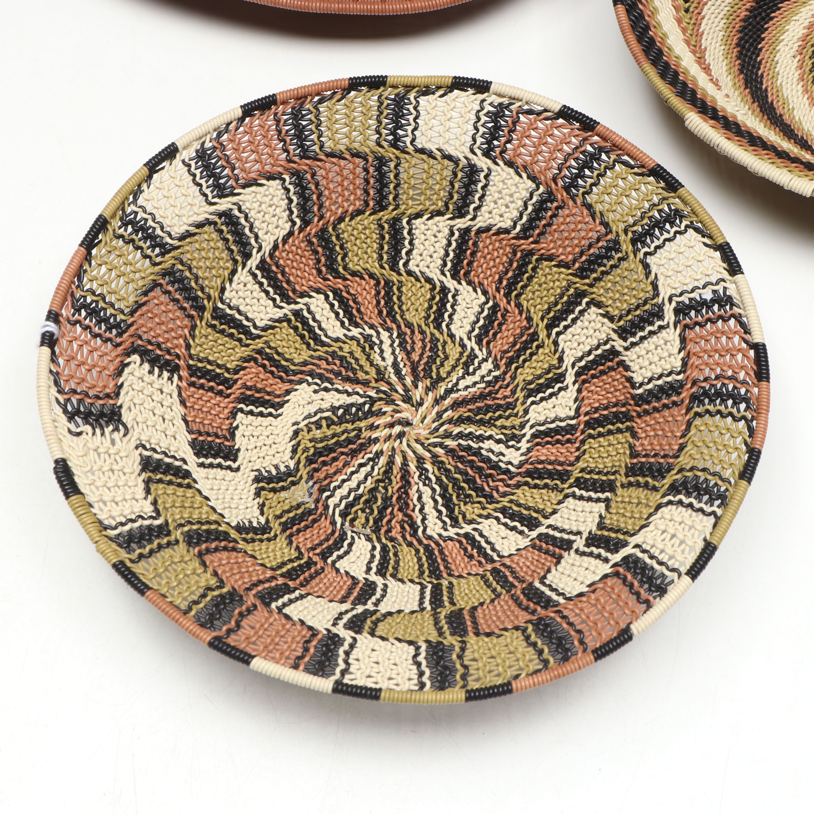 Zulu Round Telephone Wire Baskets