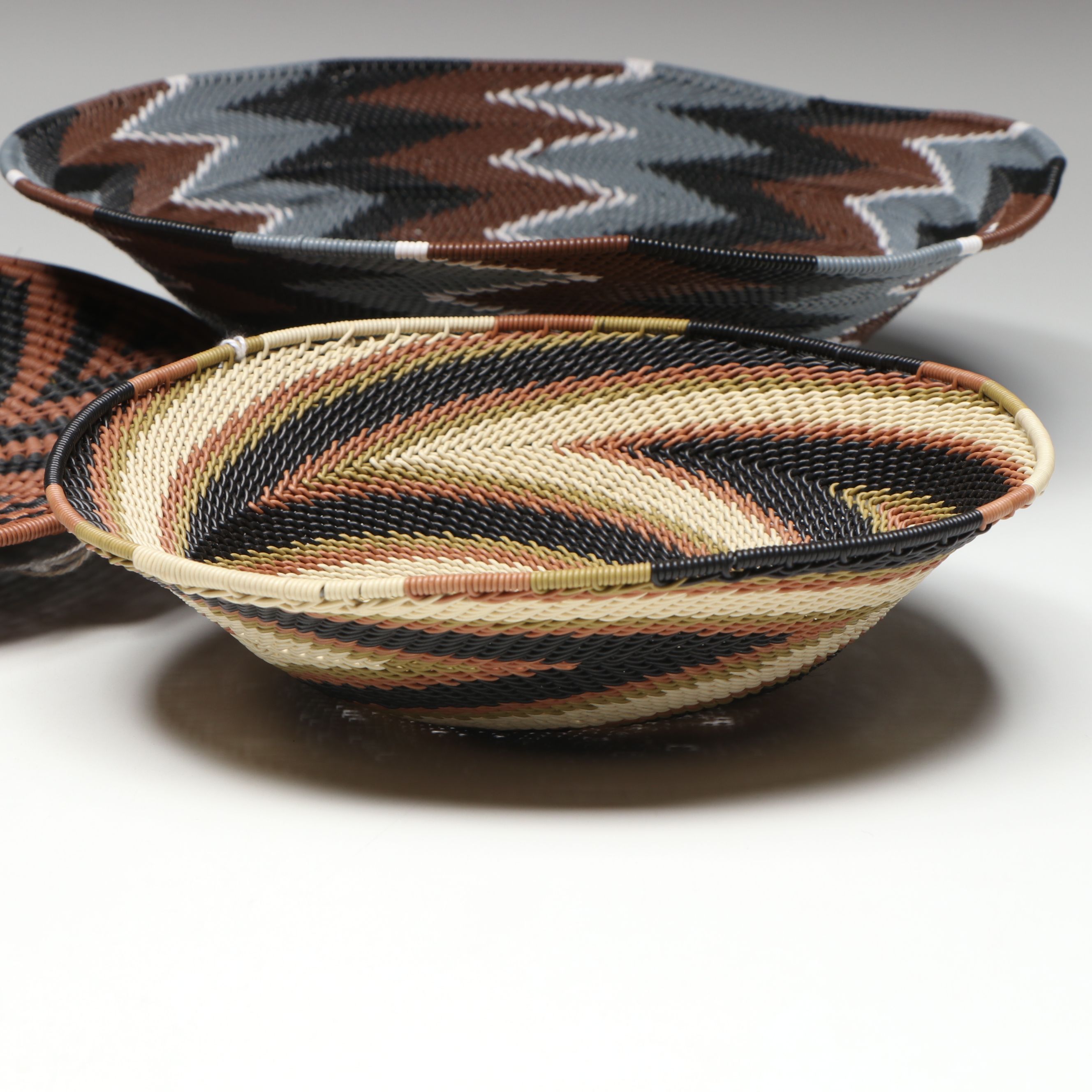 Zulu Round Telephone Wire Baskets
