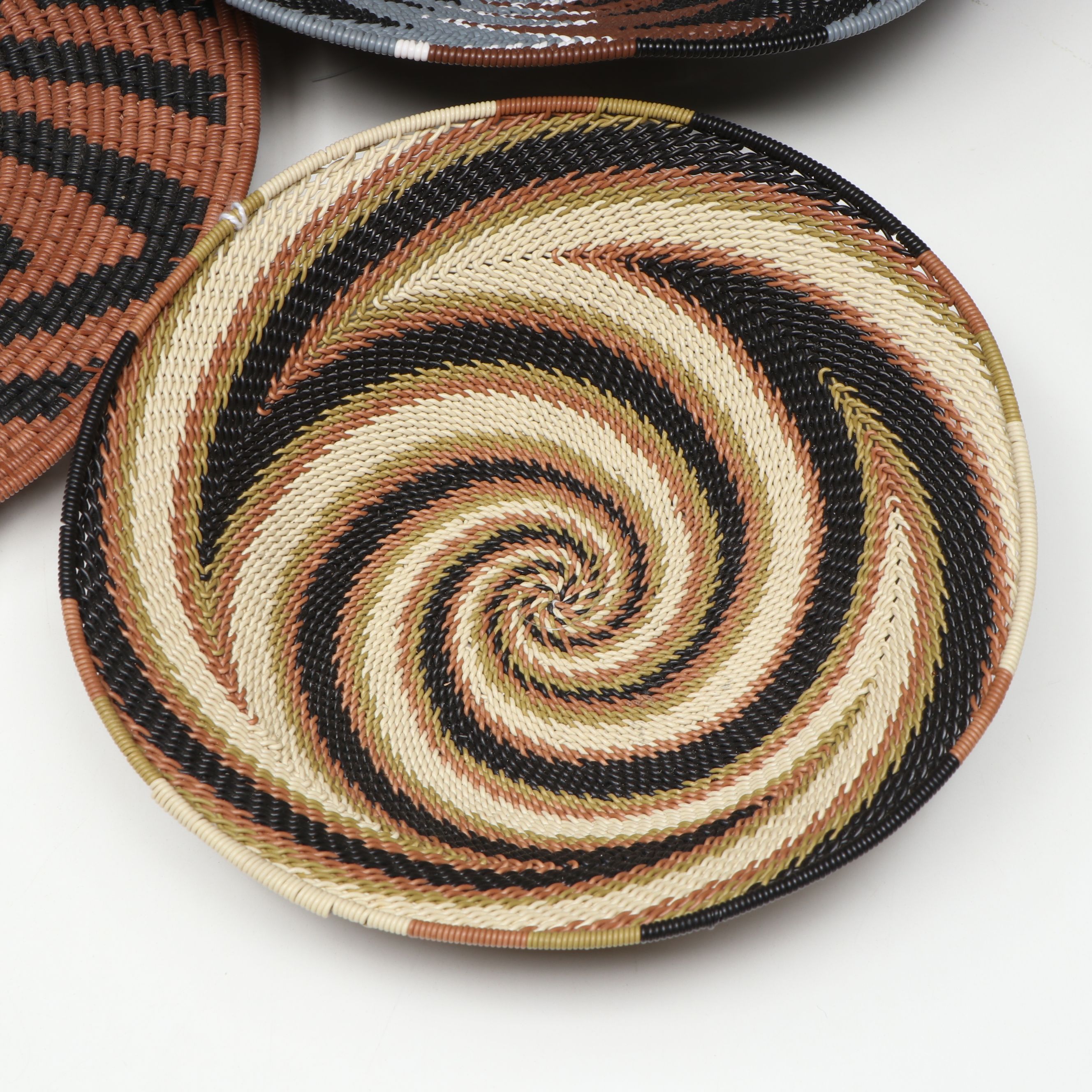 Zulu Round Telephone Wire Baskets