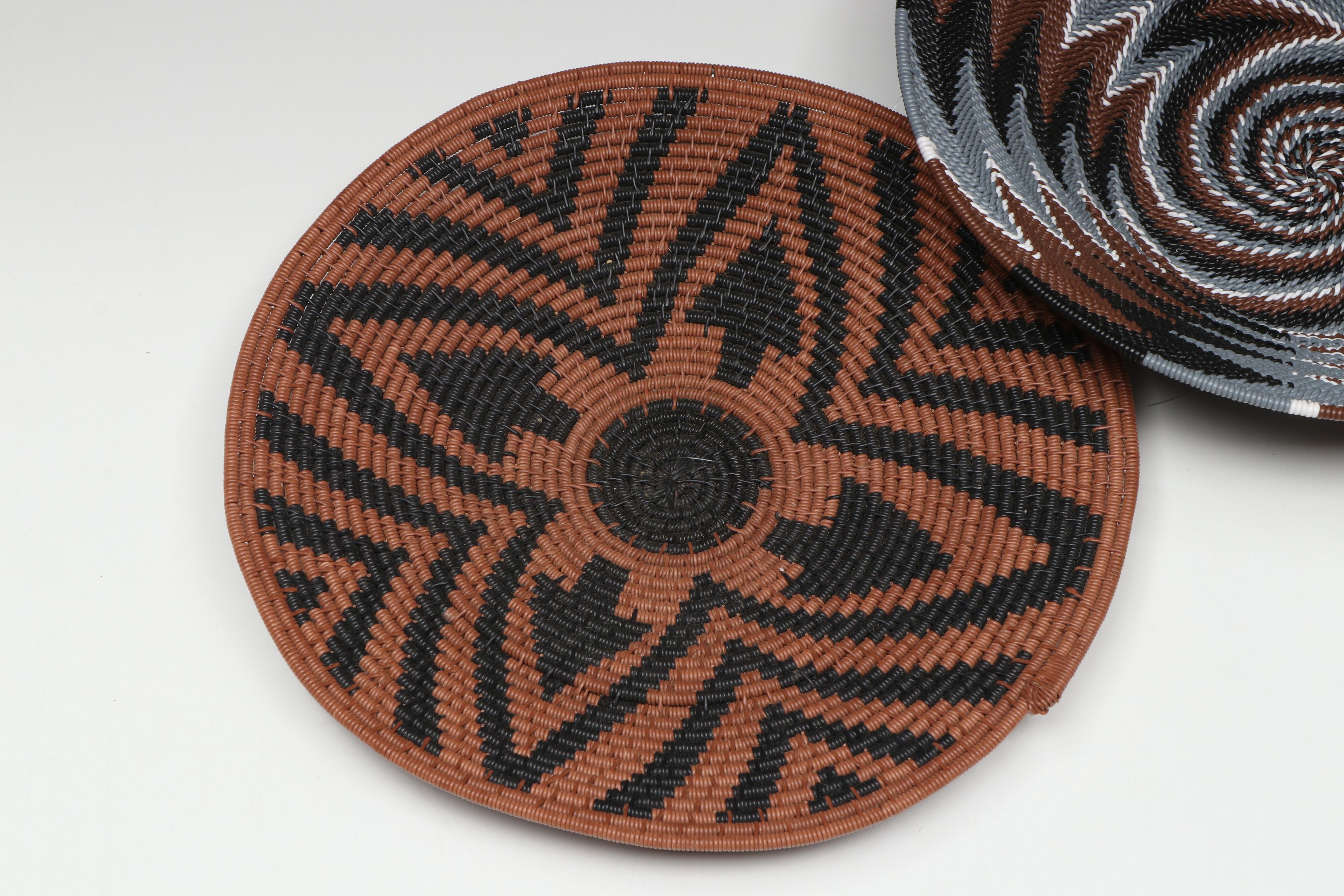 Zulu Round Telephone Wire Baskets