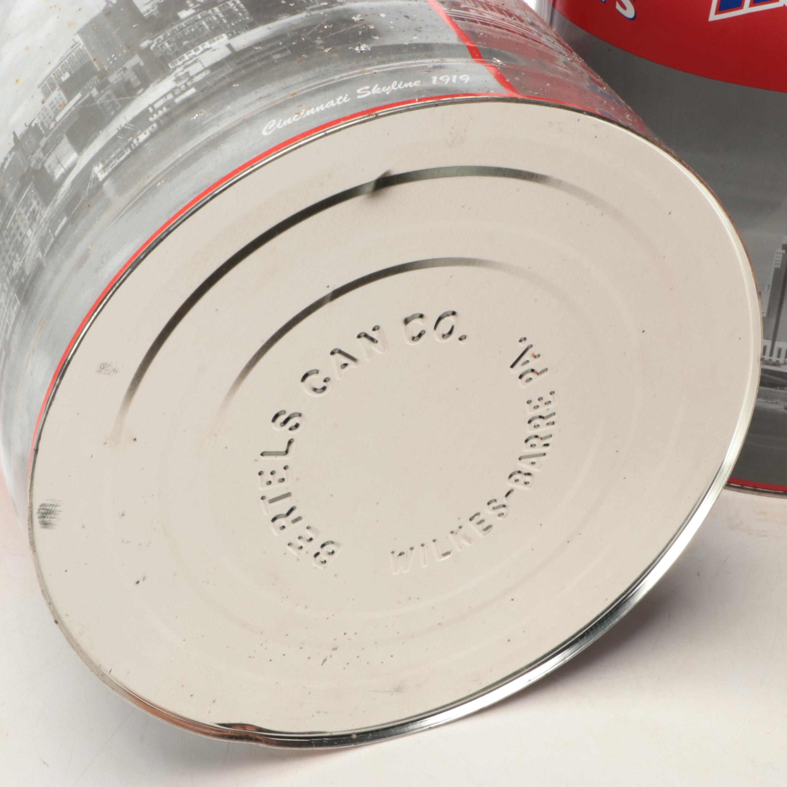 Husman's Potato Chip Metal Tins