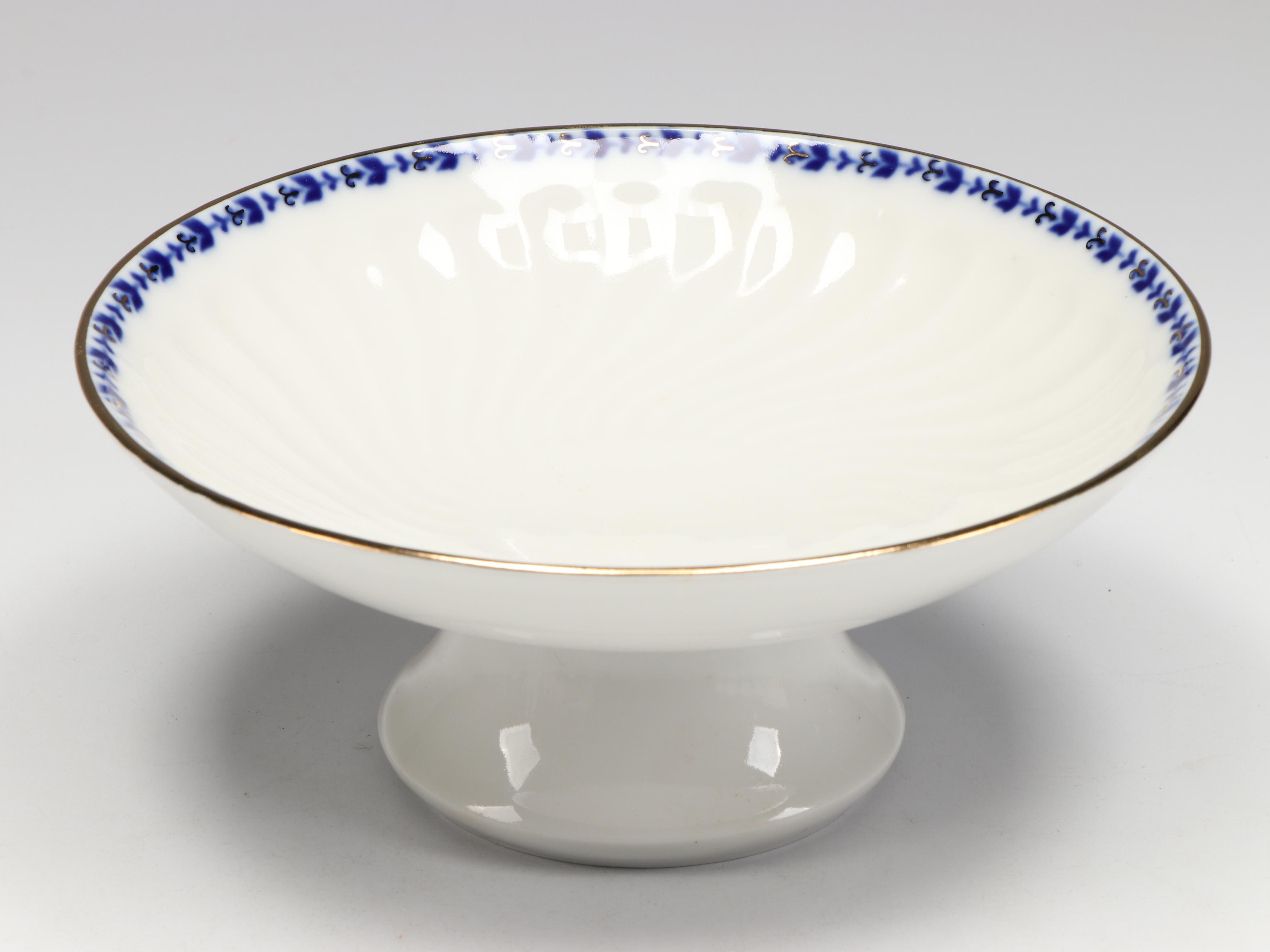 Lomonosov "Cobalt Frieze" Gold Gilt Porcelain Teaware