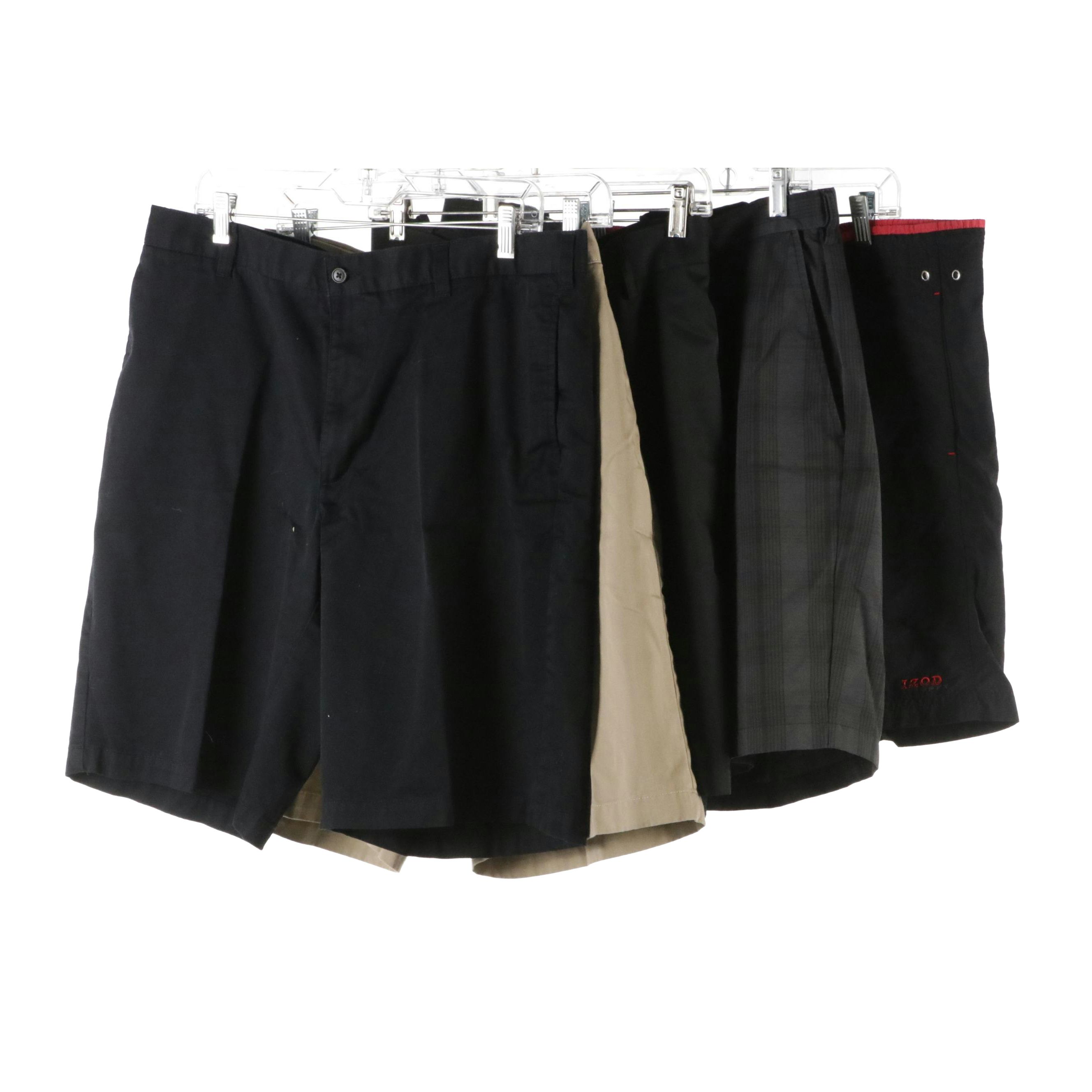 Men's Lands' End and Other Shorts, Izod Black Swim Trunks