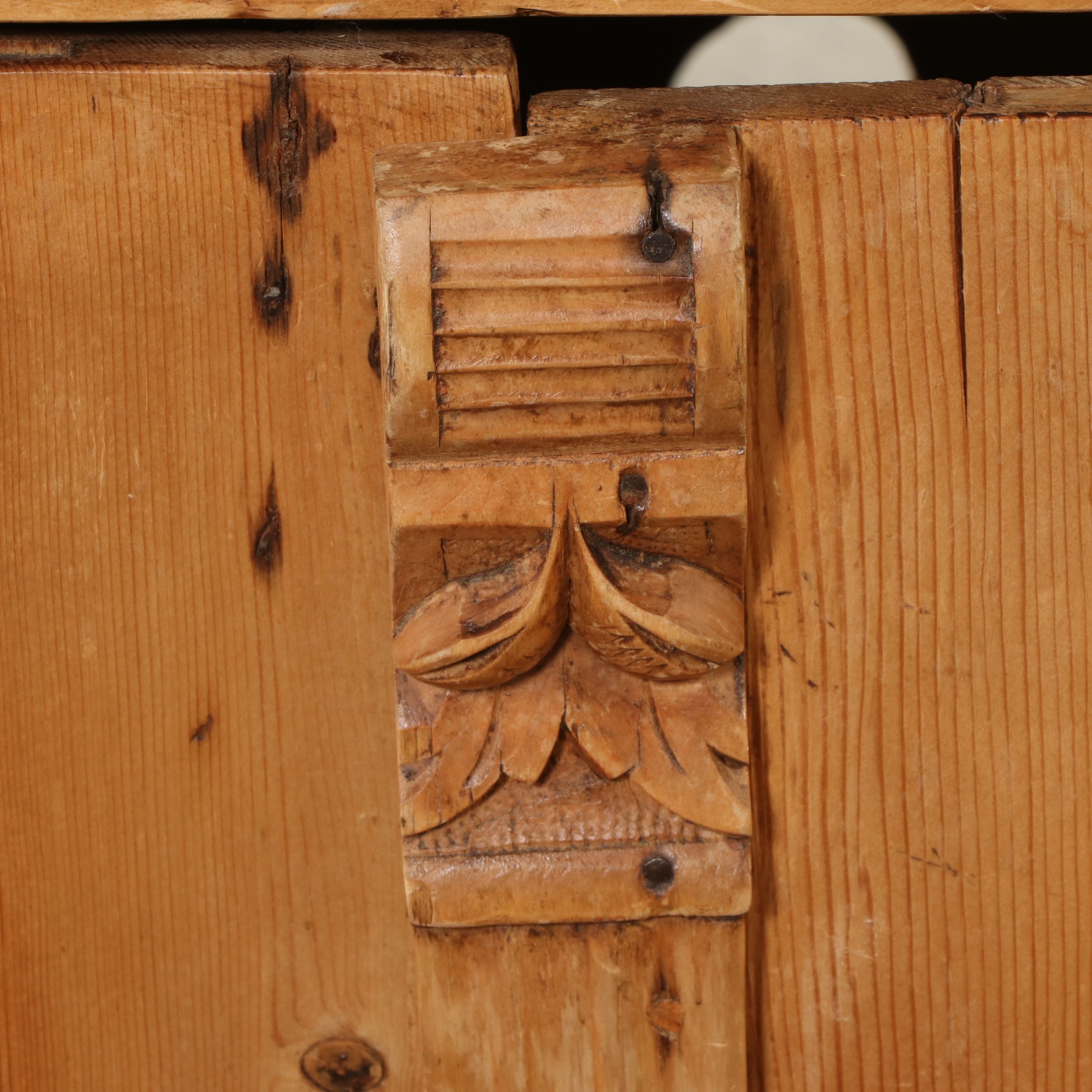 Austrian Carved Pine Sideboard, Late 19th Century