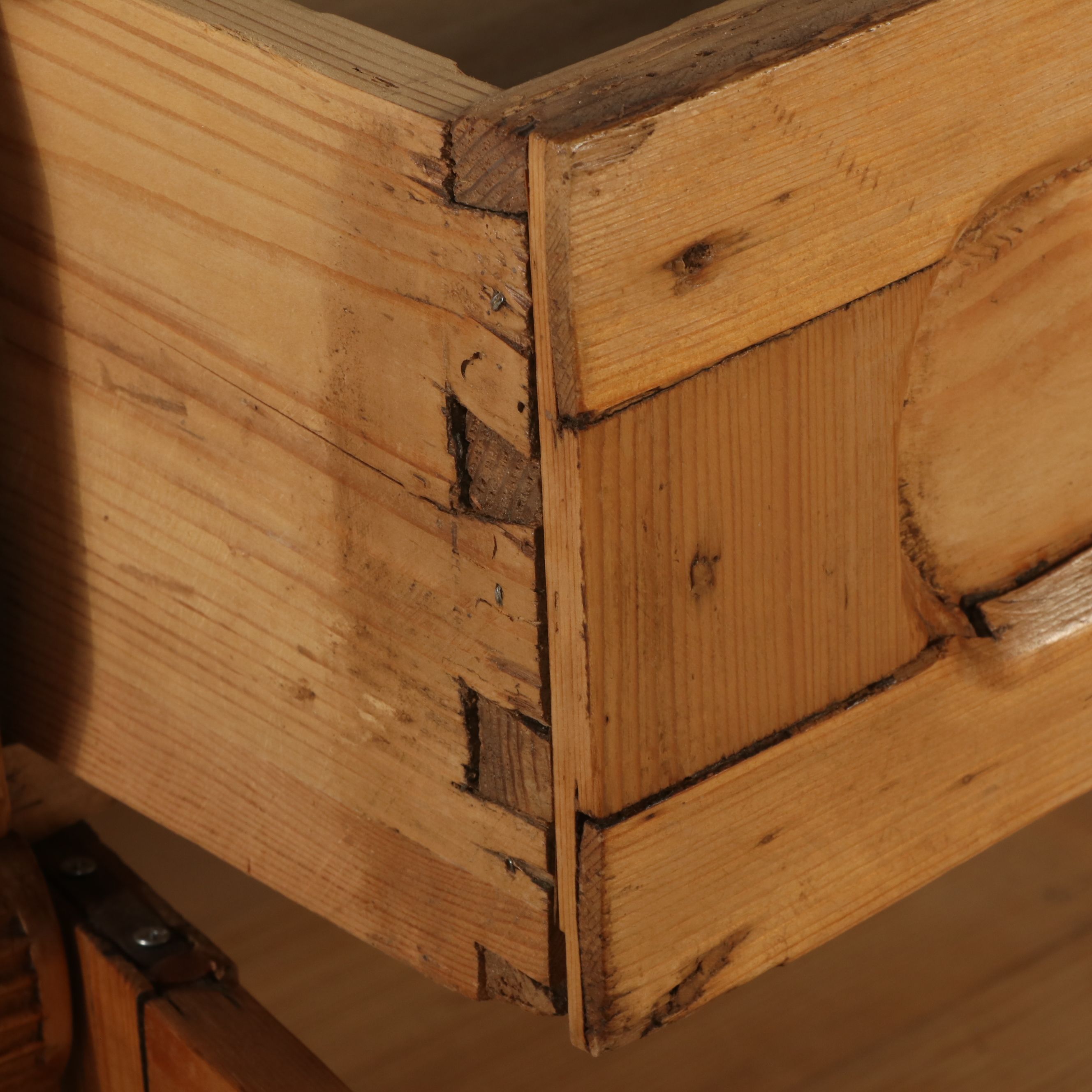 Austrian Carved Pine Sideboard, Late 19th Century