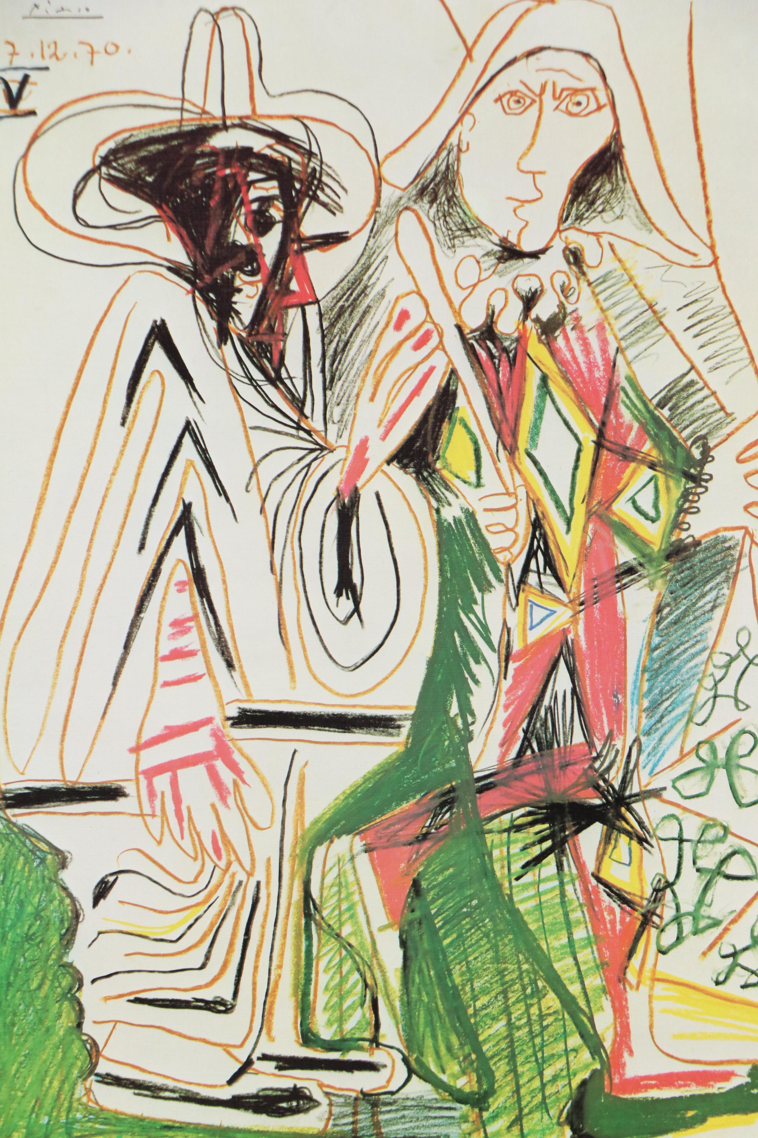 Galerie Felix Vercel Offset Lithograph Exhibition Poster After Pablo Picasso