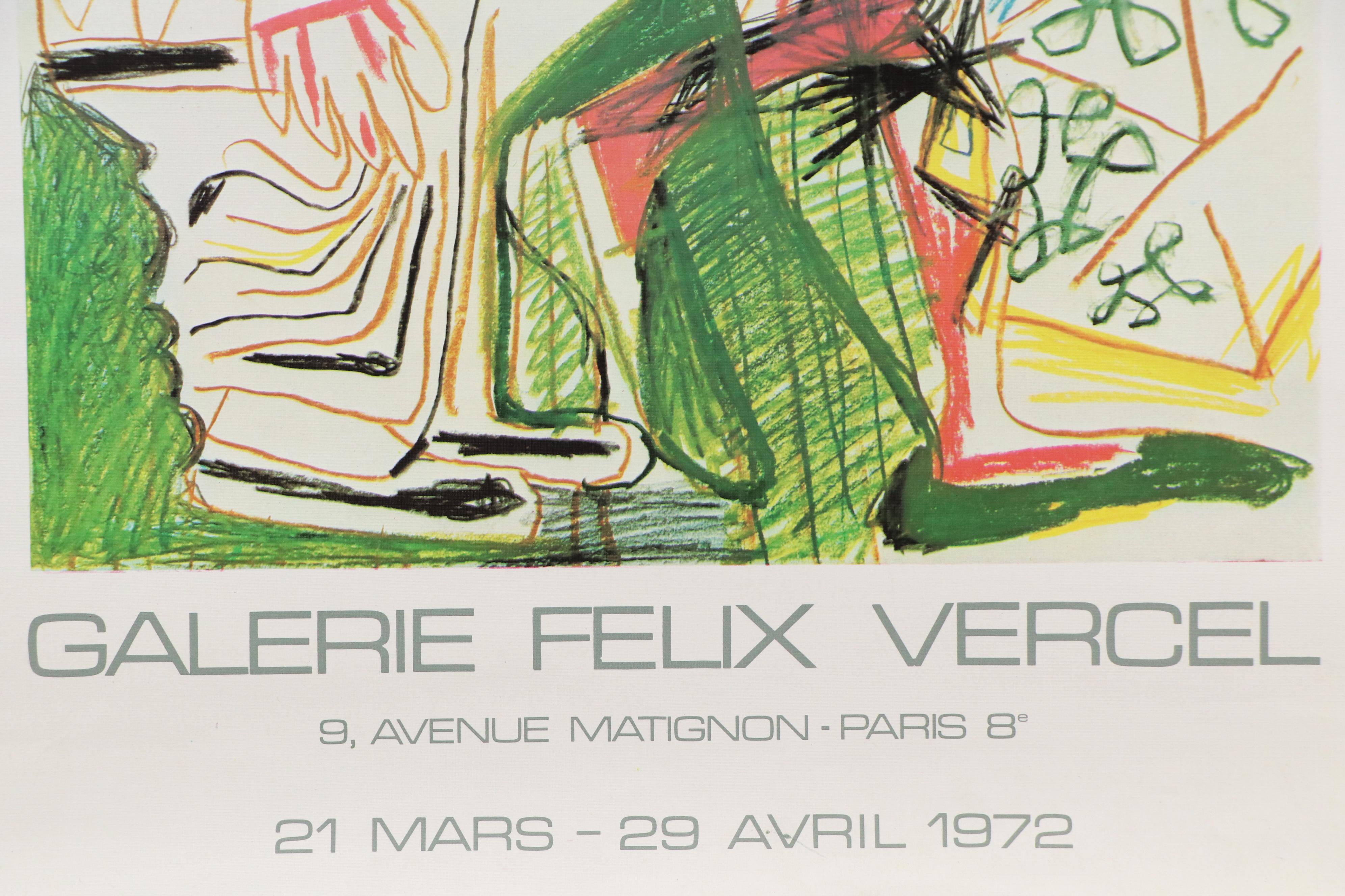 Galerie Felix Vercel Offset Lithograph Exhibition Poster After Pablo Picasso