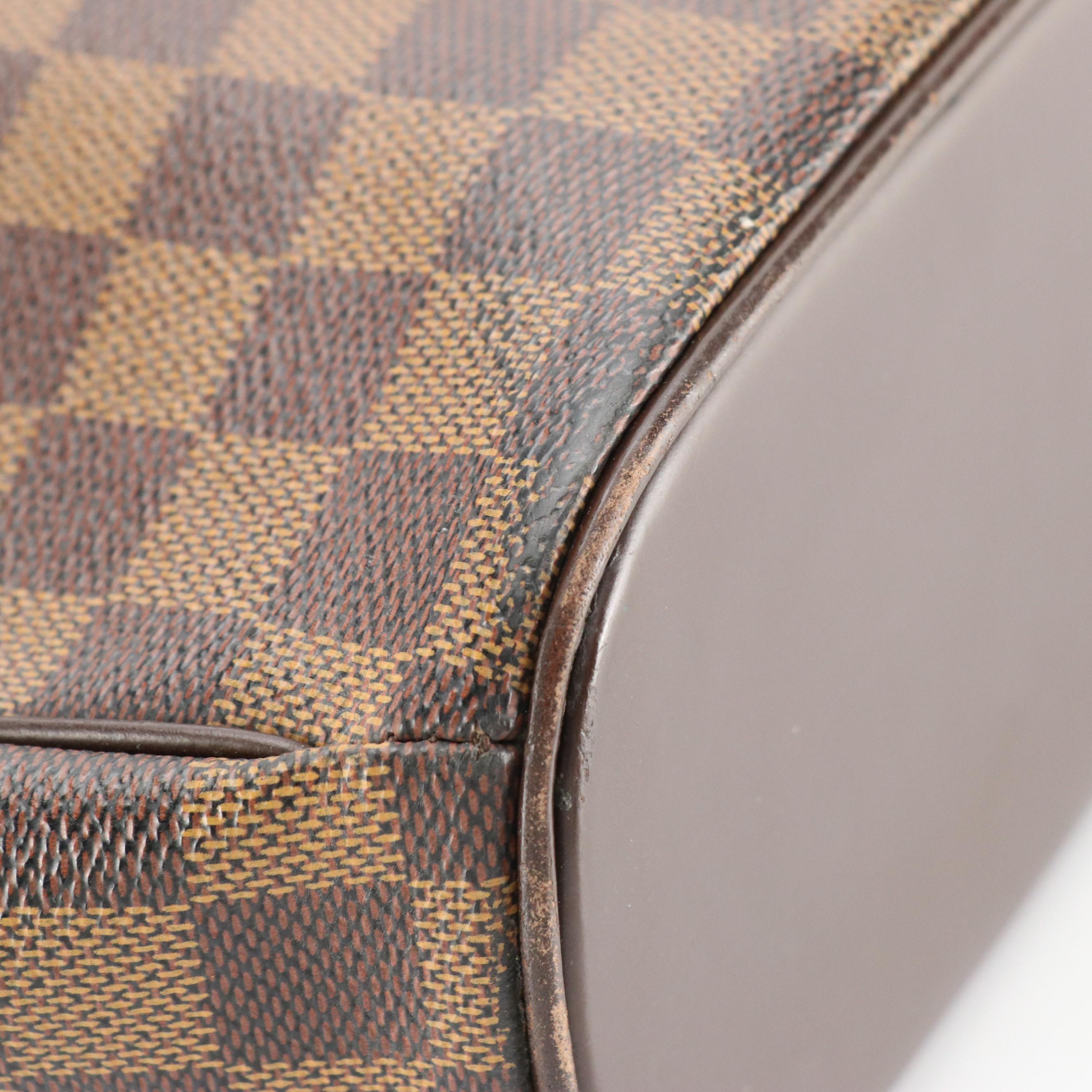 Louis Vuitton Sarria Horizontal Handbag in Damier Ebene Canvas and Leather
