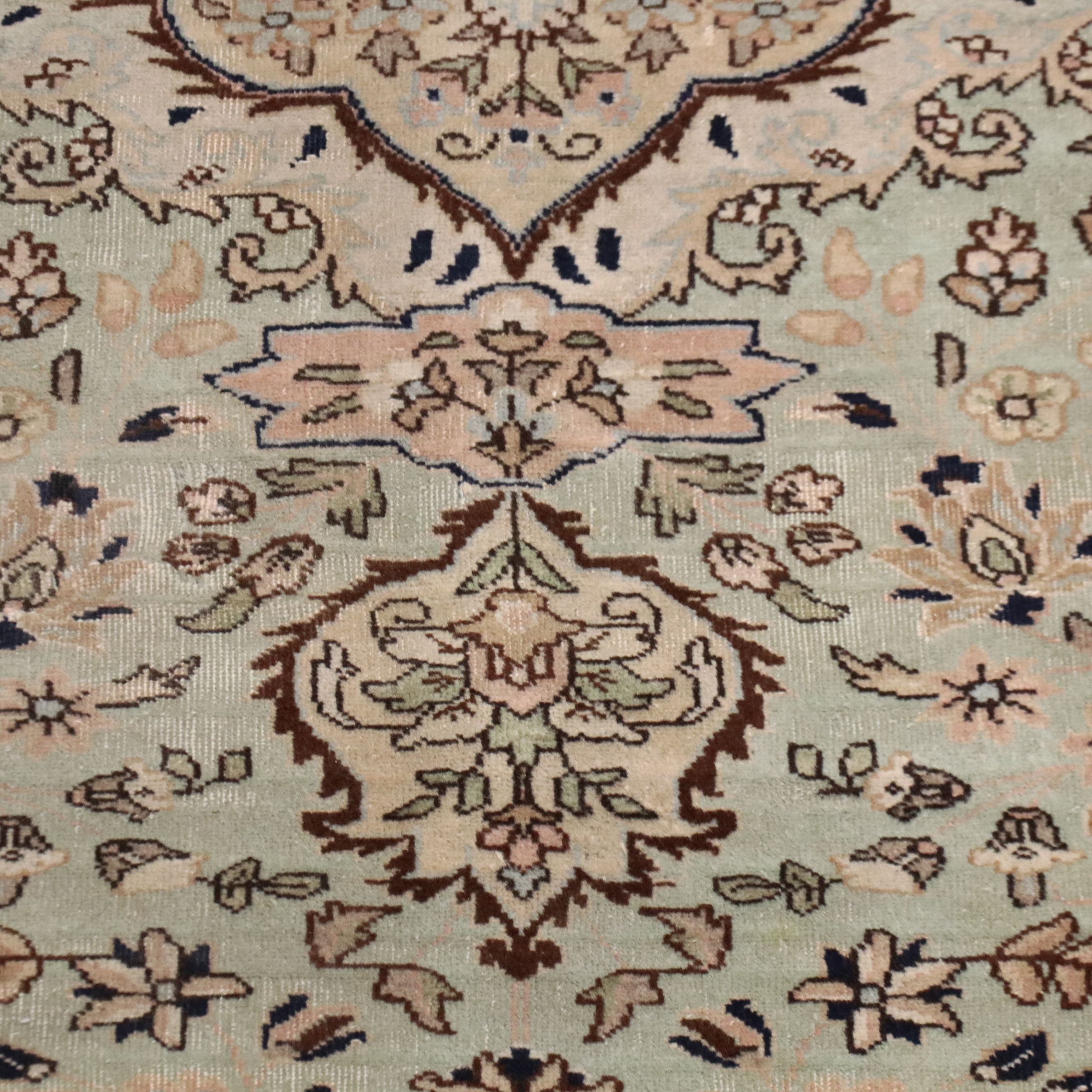 9'10 x 13'1 Hand-Knotted Persian Tabriz Room-Sized Rug