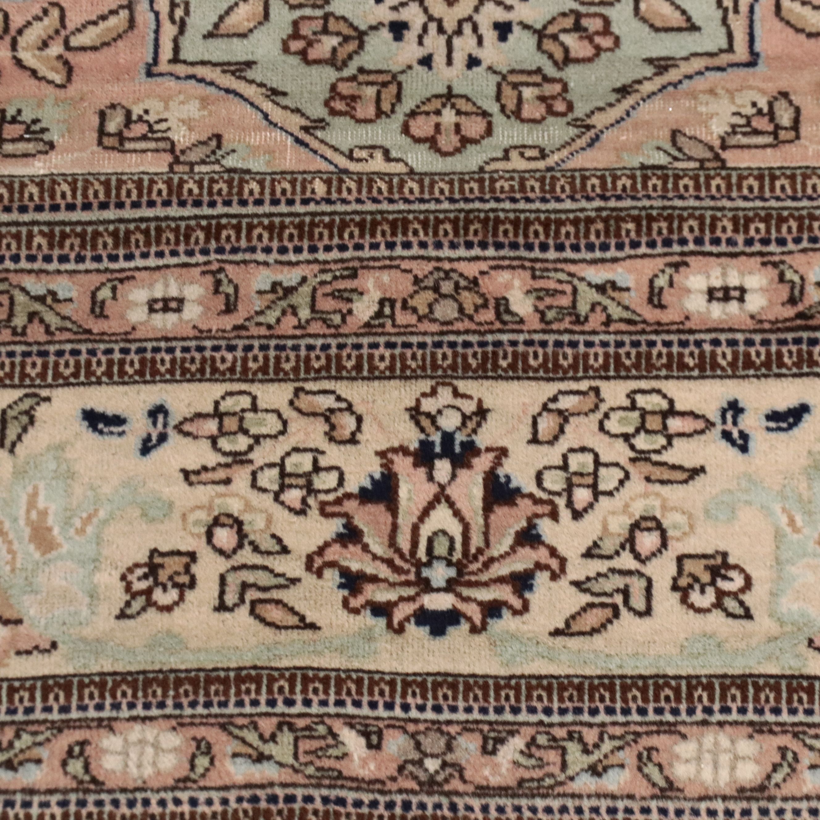 9'10 x 13'1 Hand-Knotted Persian Tabriz Room-Sized Rug