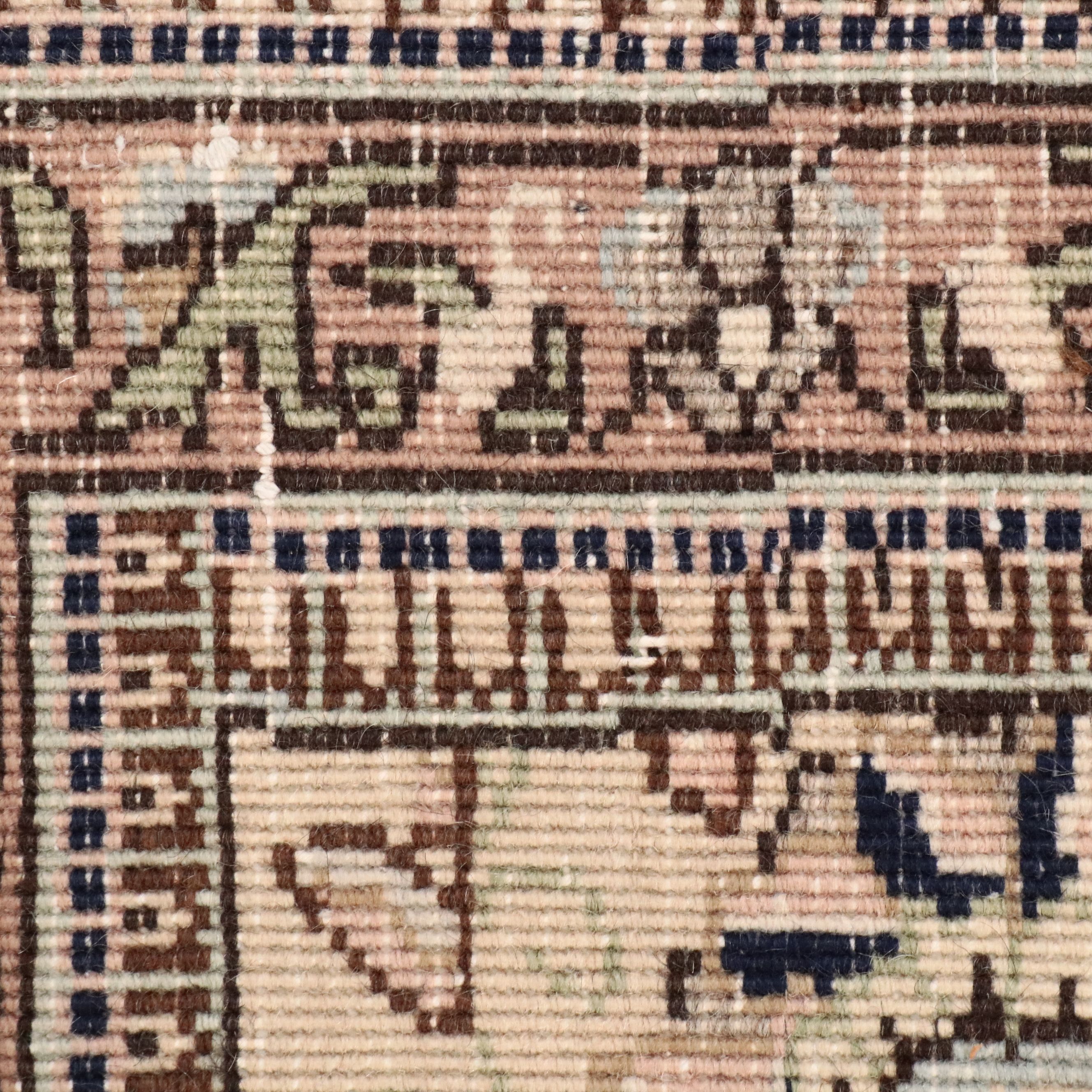 9'10 x 13'1 Hand-Knotted Persian Tabriz Room-Sized Rug