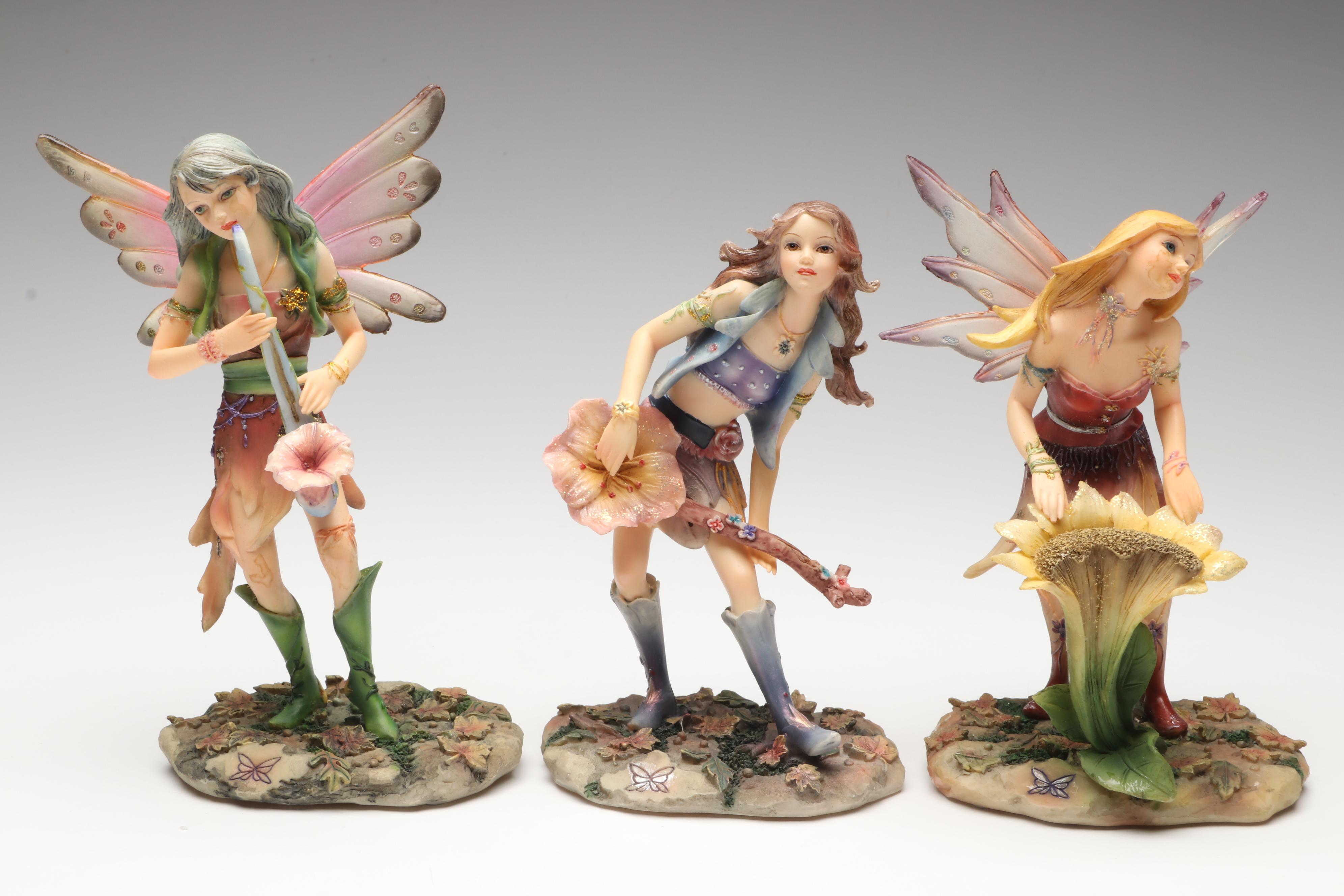 Munro Enterprises "Faerie Glen" Resin Fairies