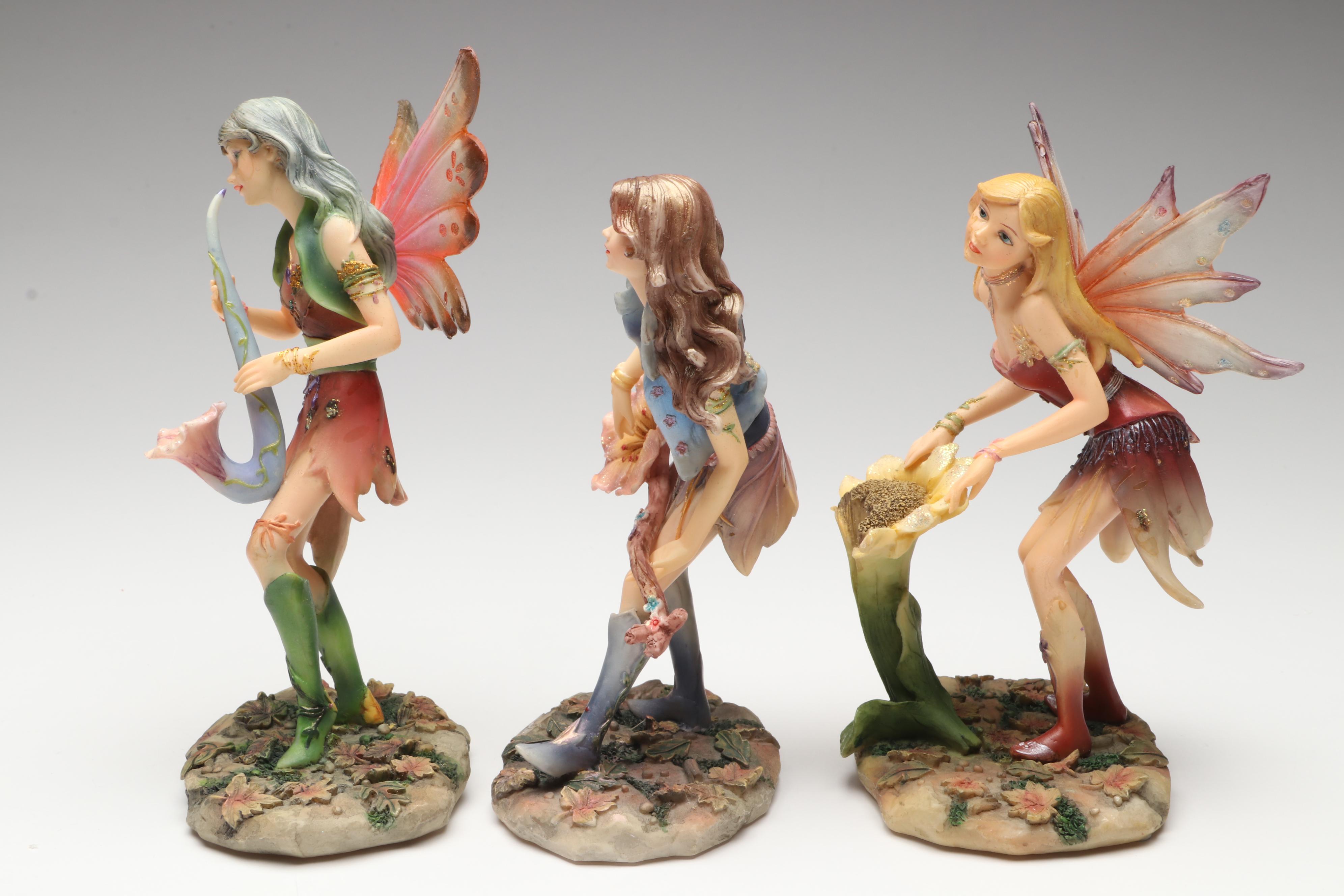 Munro Enterprises "Faerie Glen" Resin Fairies