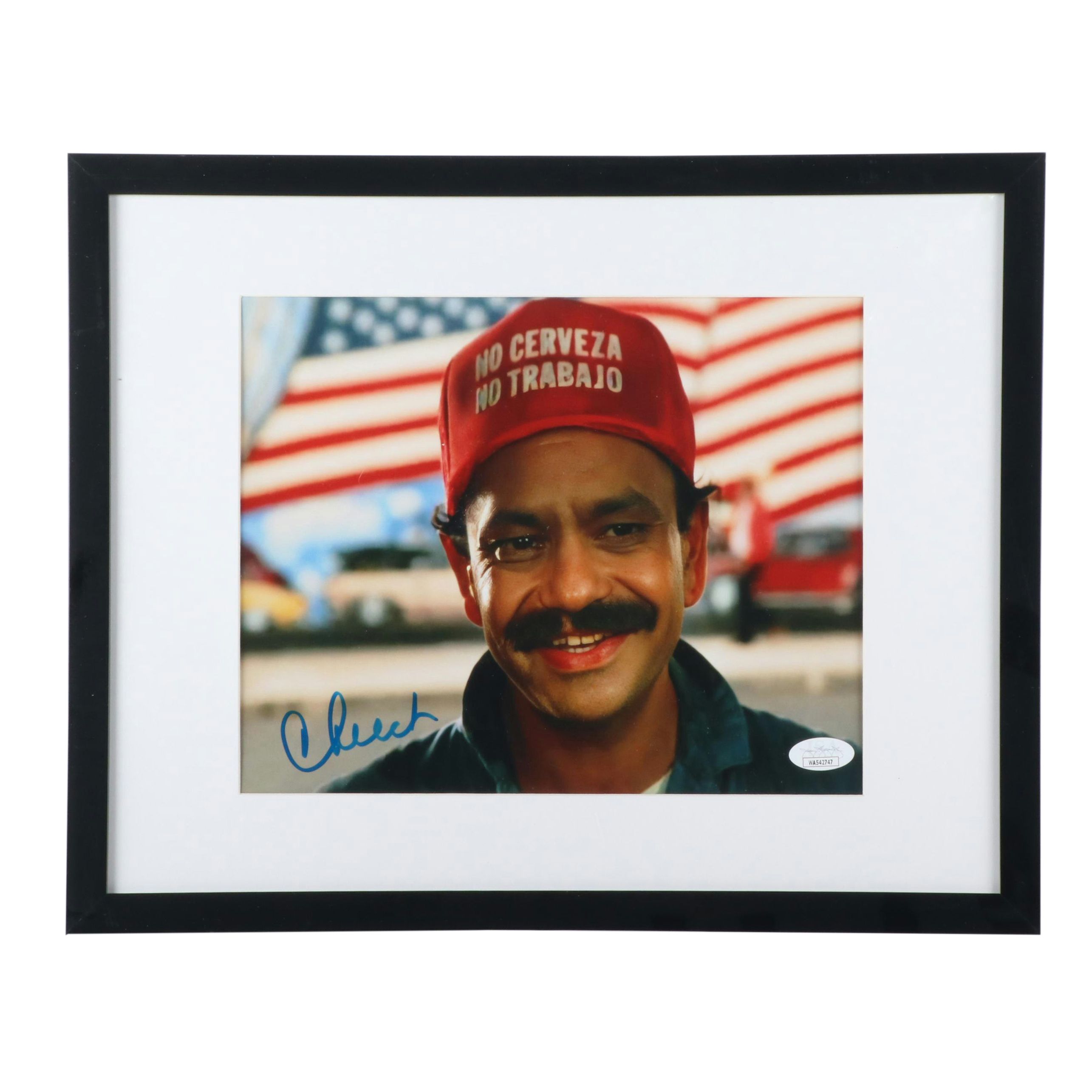Cheech Marin Signed Movie Print in Matted Frame, JSA