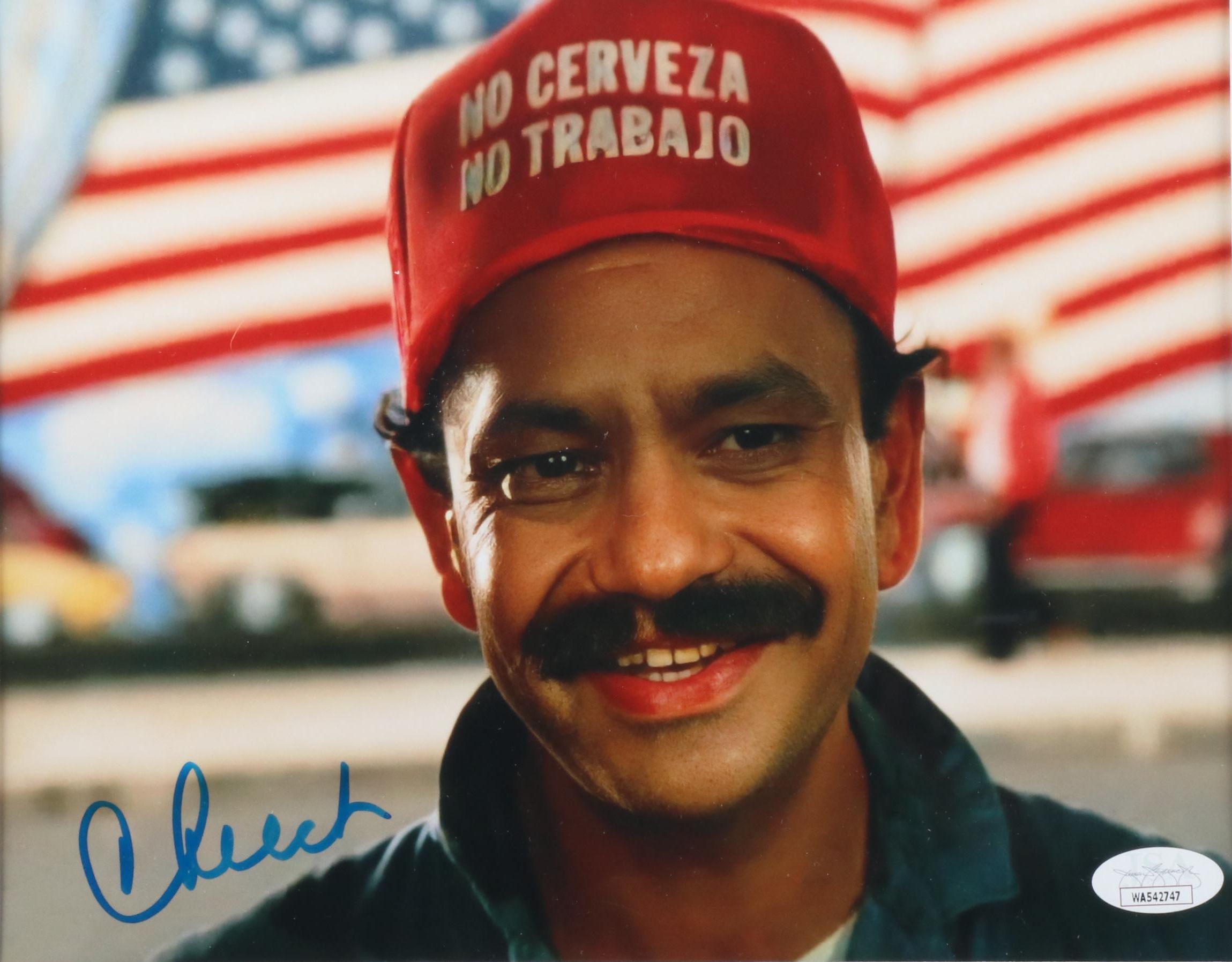 Cheech Marin Signed Movie Print in Matted Frame, JSA