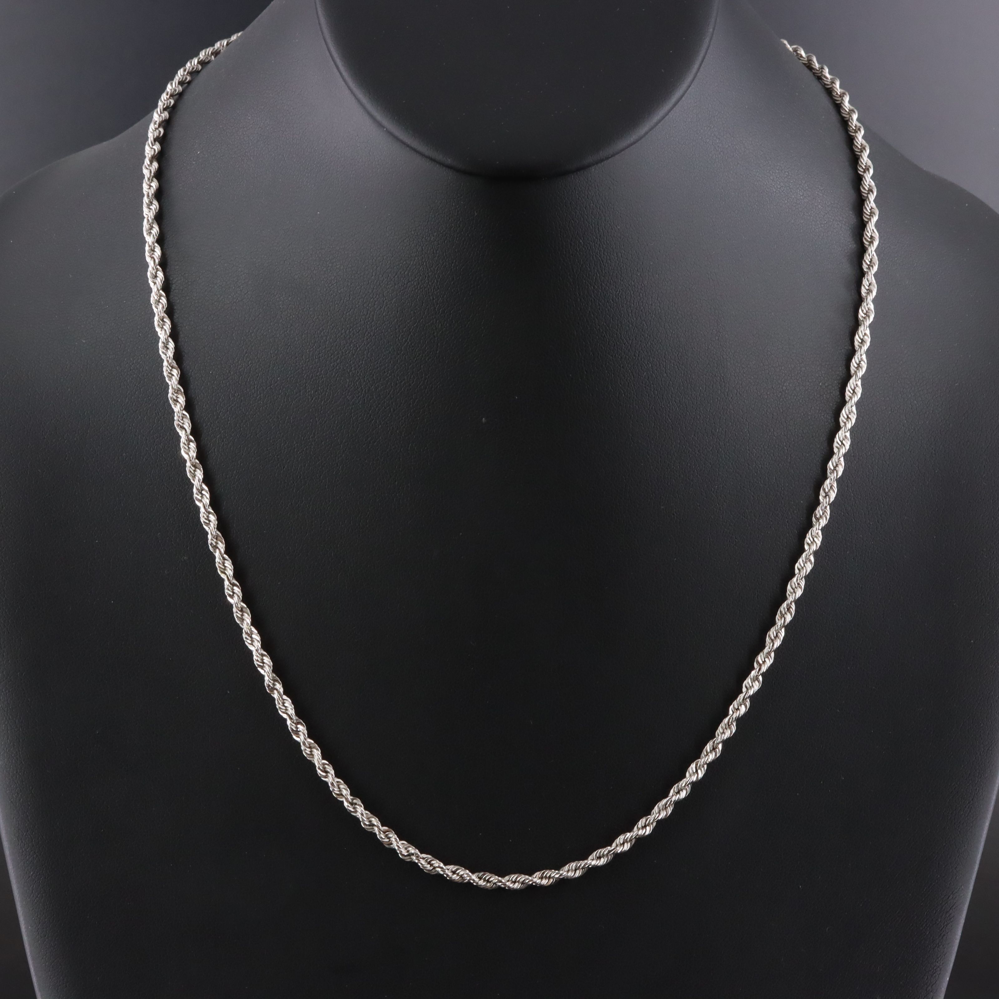 Michael Anthony 14K Braided Rope Chain Necklace | EBTH