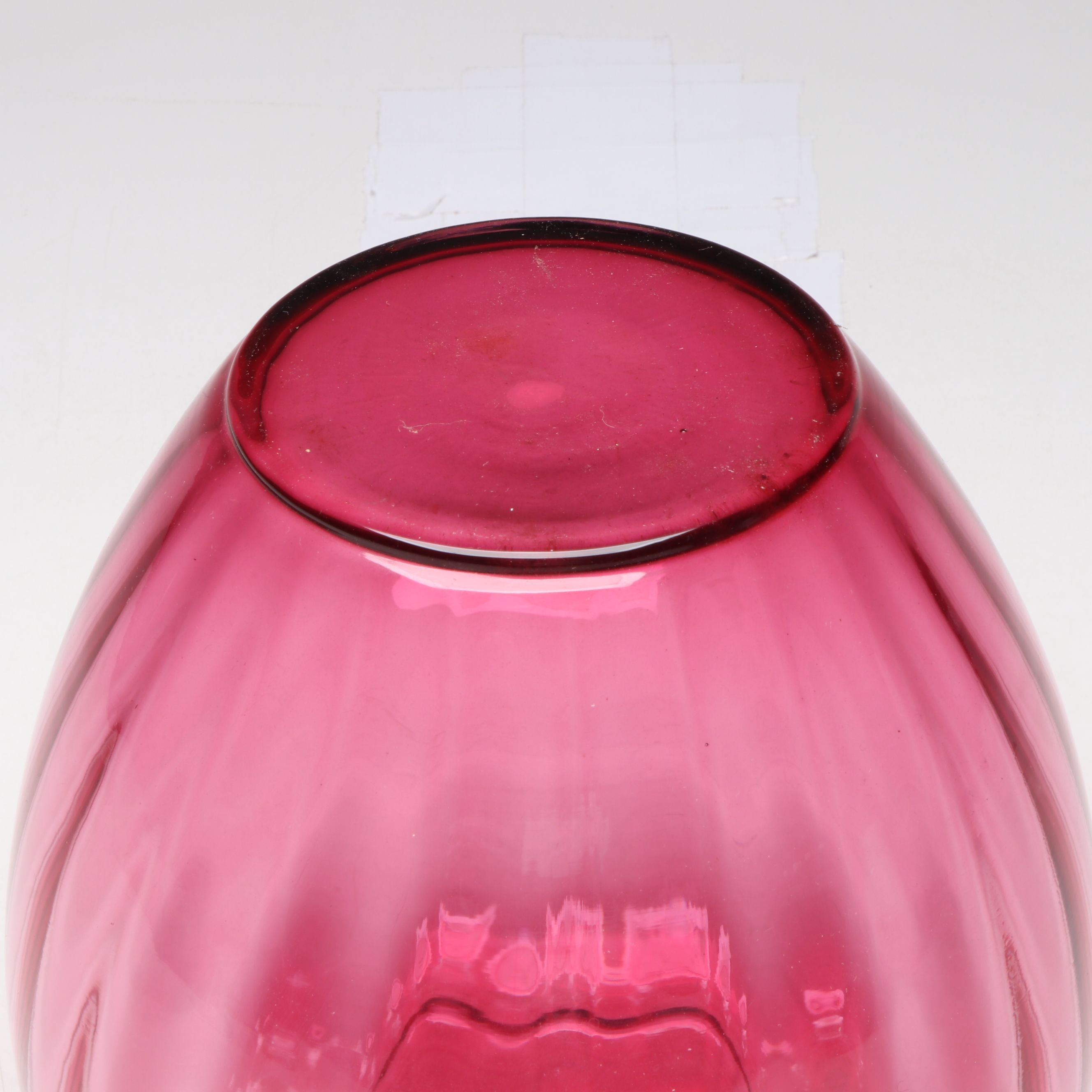 Pilgrim "Camille" and More Handblown Cranberry Glass Vases