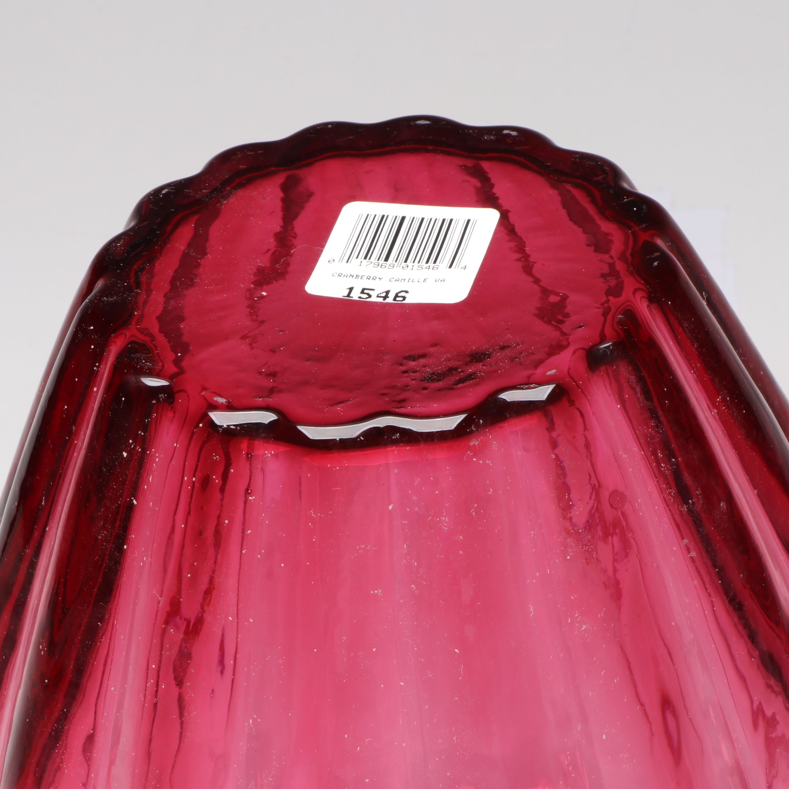 Pilgrim "Camille" and More Handblown Cranberry Glass Vases