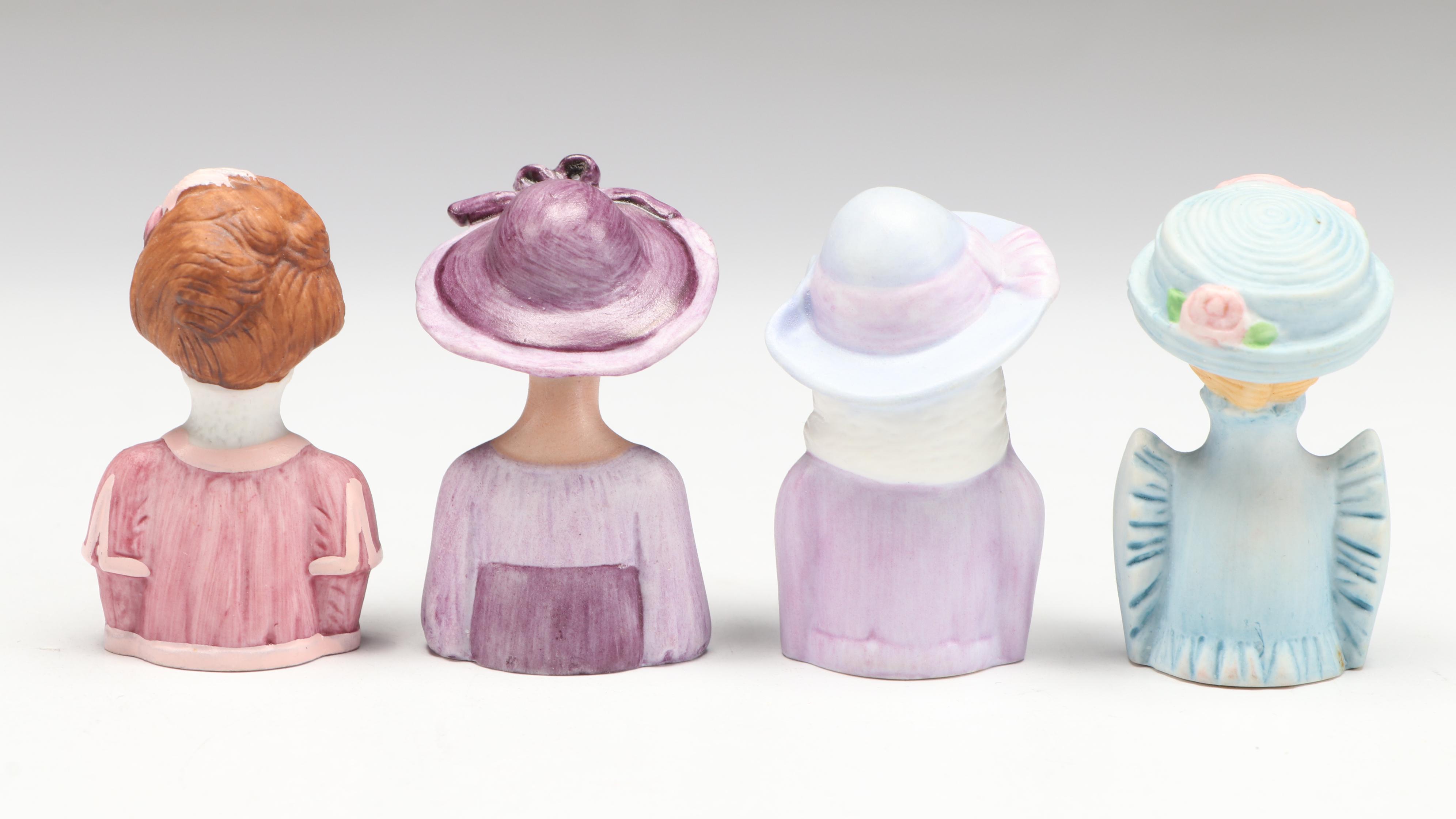 Avon Porcelain "American Fashion Thimbles," Late 20th Century