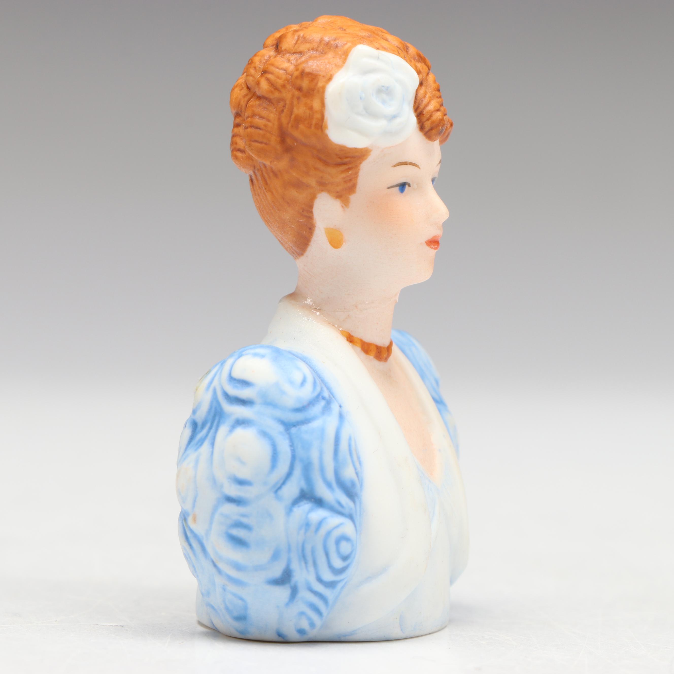 Avon Porcelain "American Fashion Thimbles," Late 20th Century