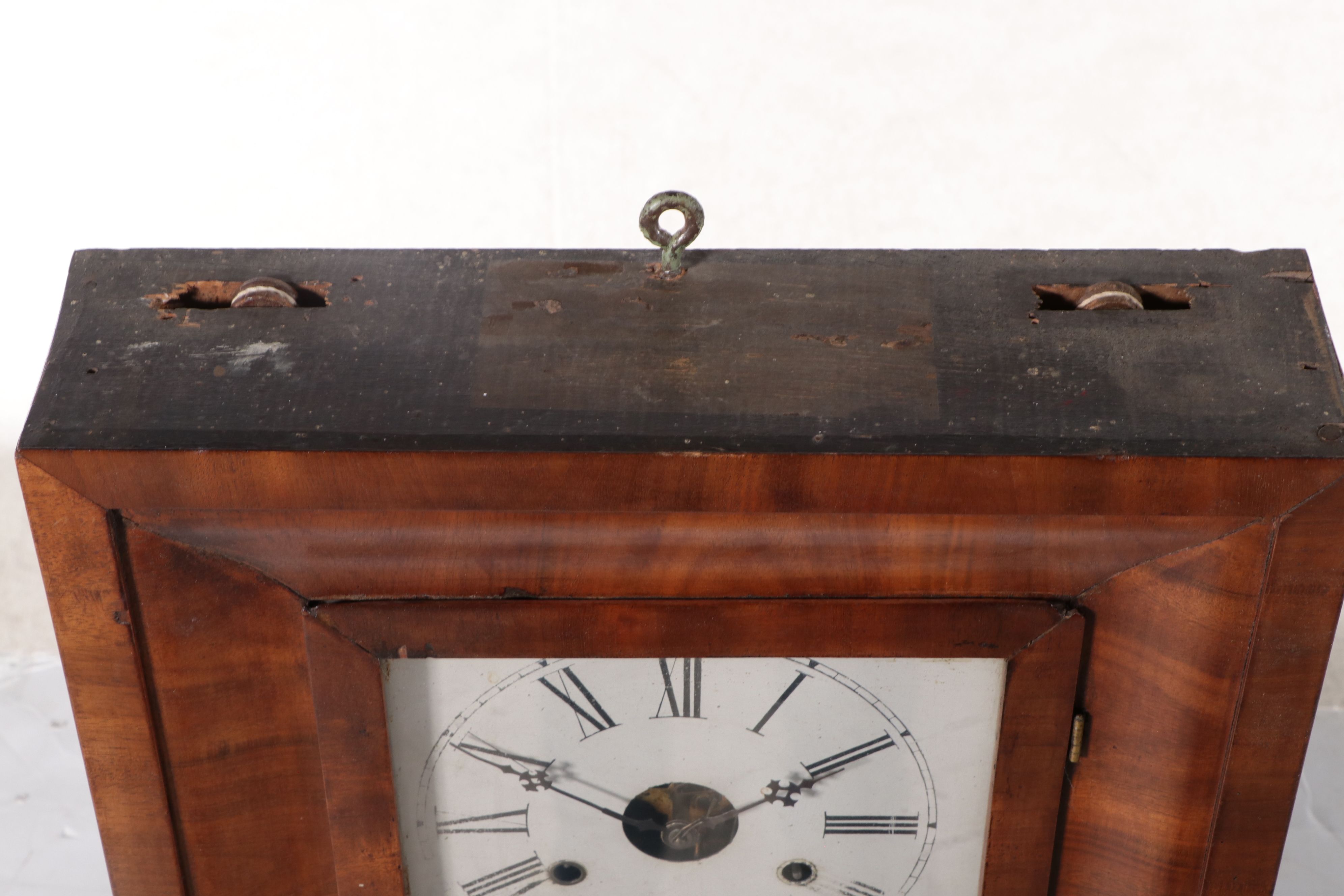 E.N. Welch Mahogany Ogee Clock, Late 19th Century