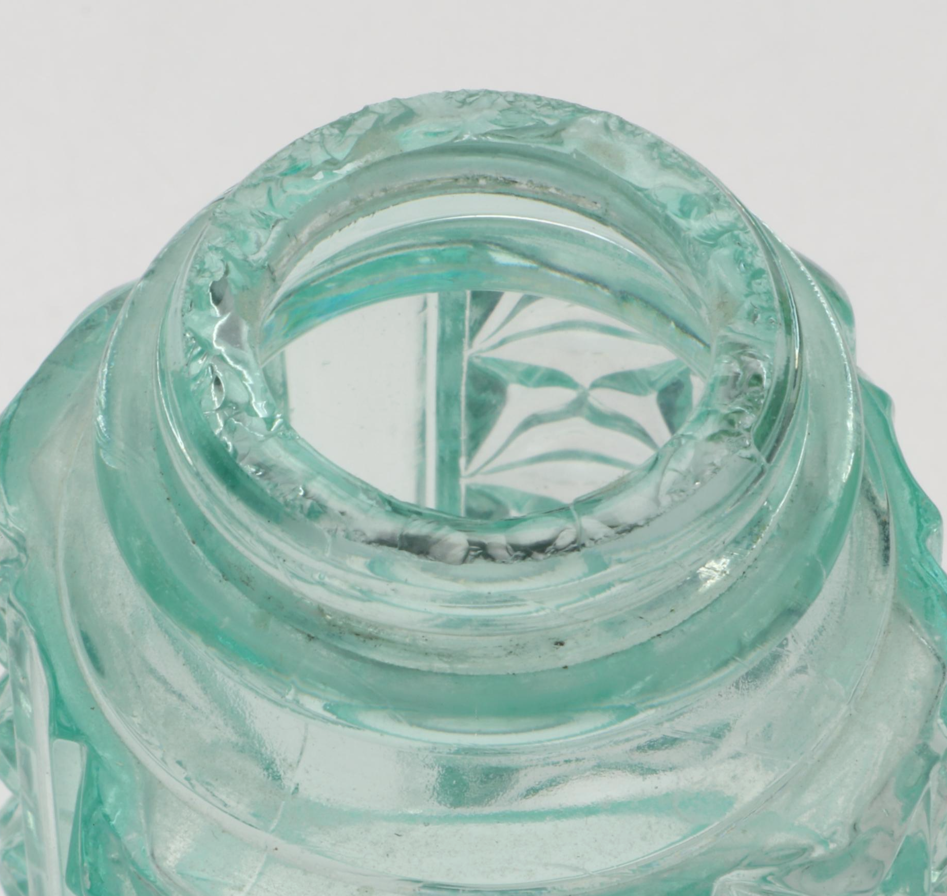 Adams & Co. Blue Uranium Glass Castor Set with Anchor Hocking and More Glass