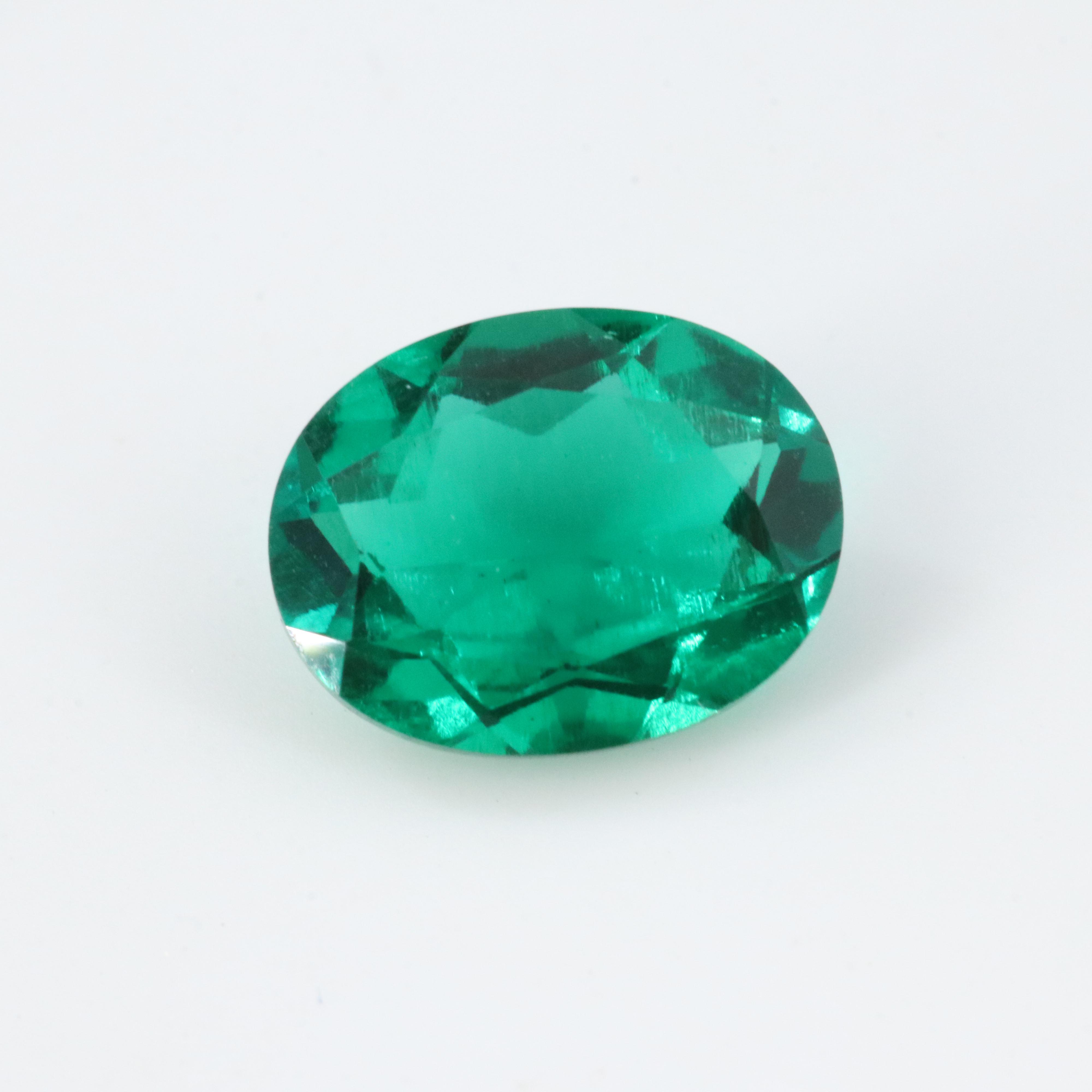Loose 1.49 CT Lab Grown Emerald